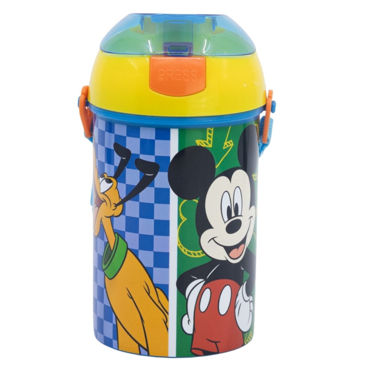 Storline Trinkflasche Disney Mickey 450 ml Wasserflasche für Schule & Freizeit