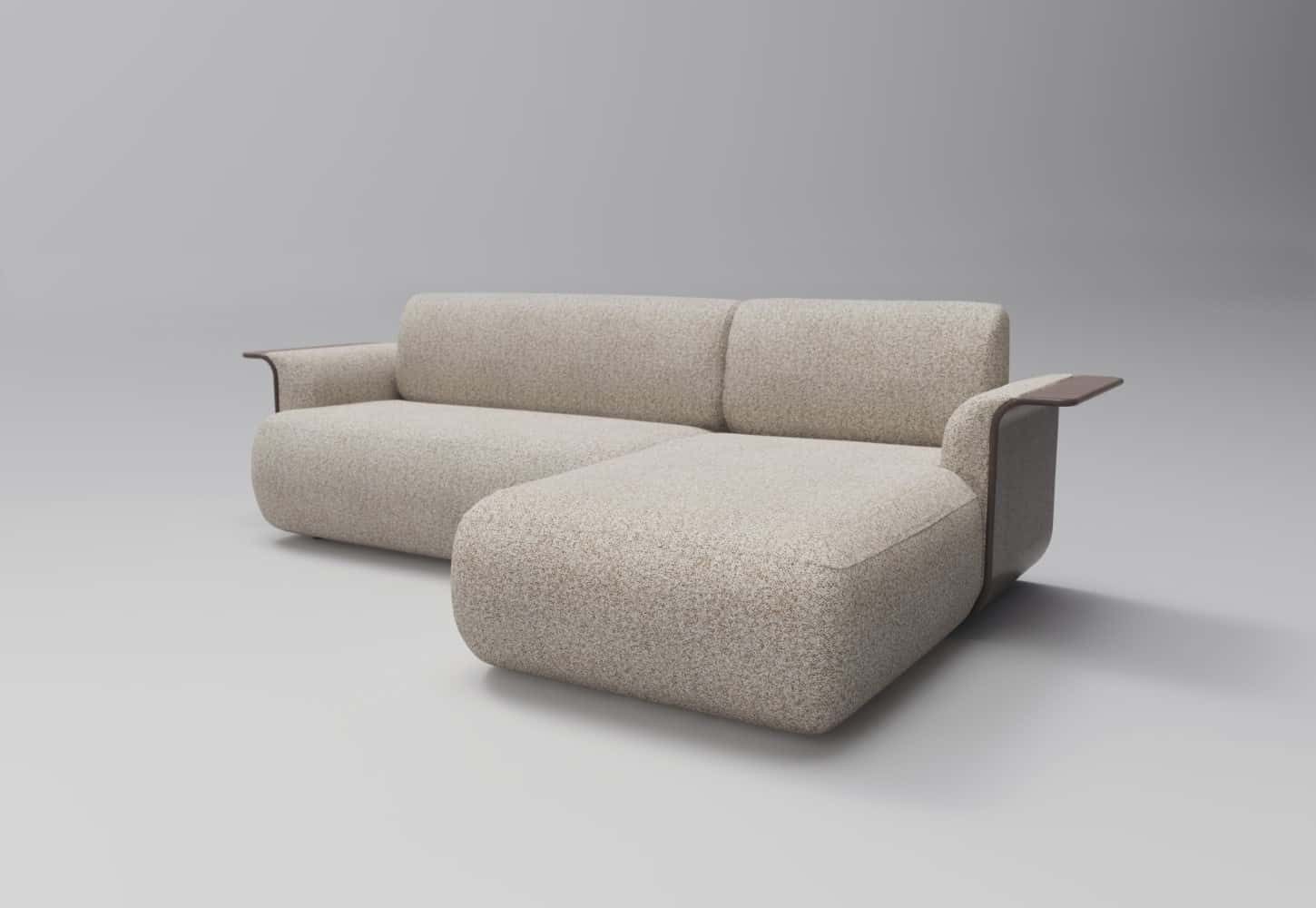 Eltap Ecksofa Tulip, mit Schlaffunktion, Bettkasten