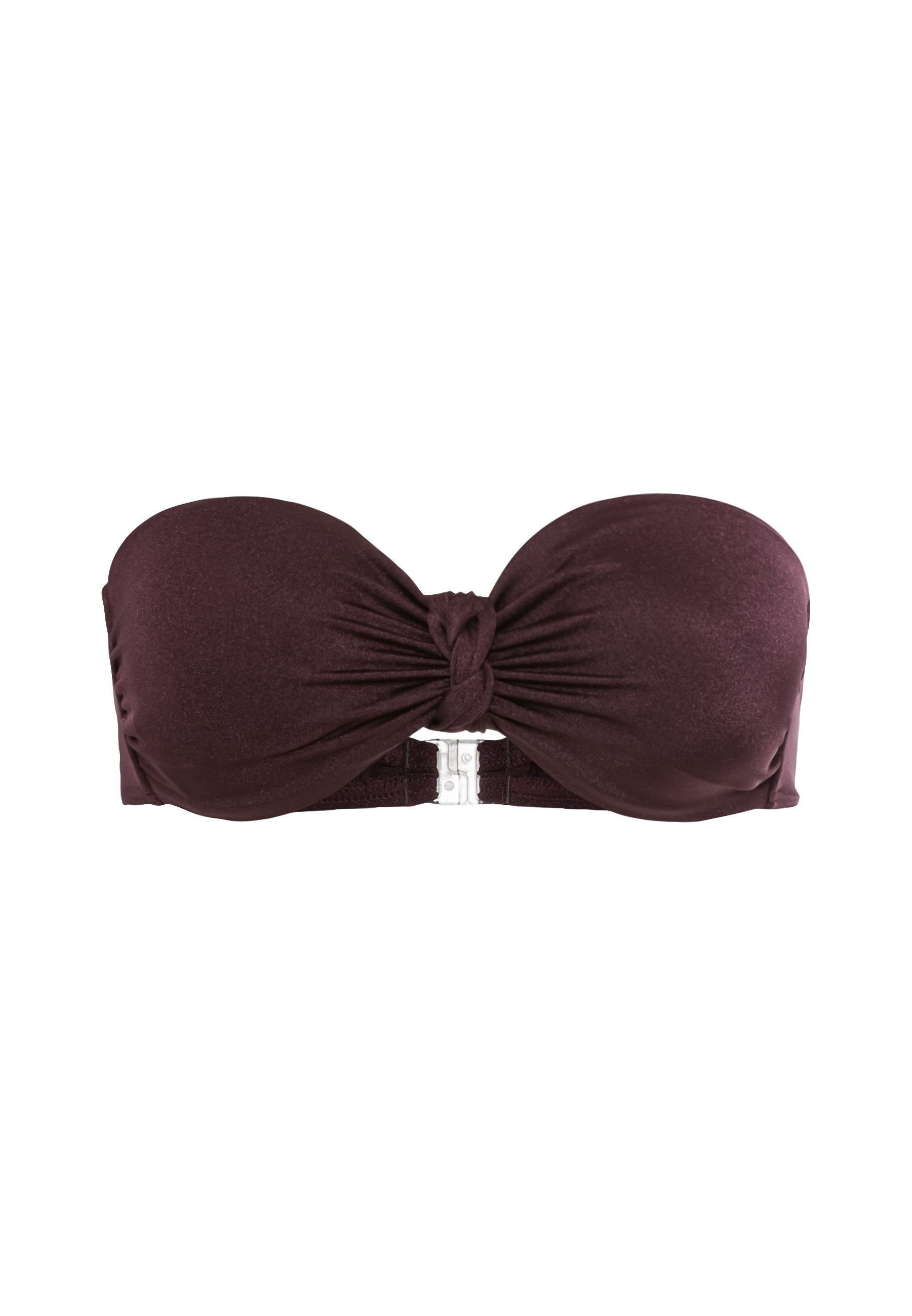 LSCN by LASCANA Bandeau-Bikini-Top Nele, mit glänzender Beschichtung. Reduzierter Preis € 14,99. Unverbindliche Preisempfehlung € 19,99