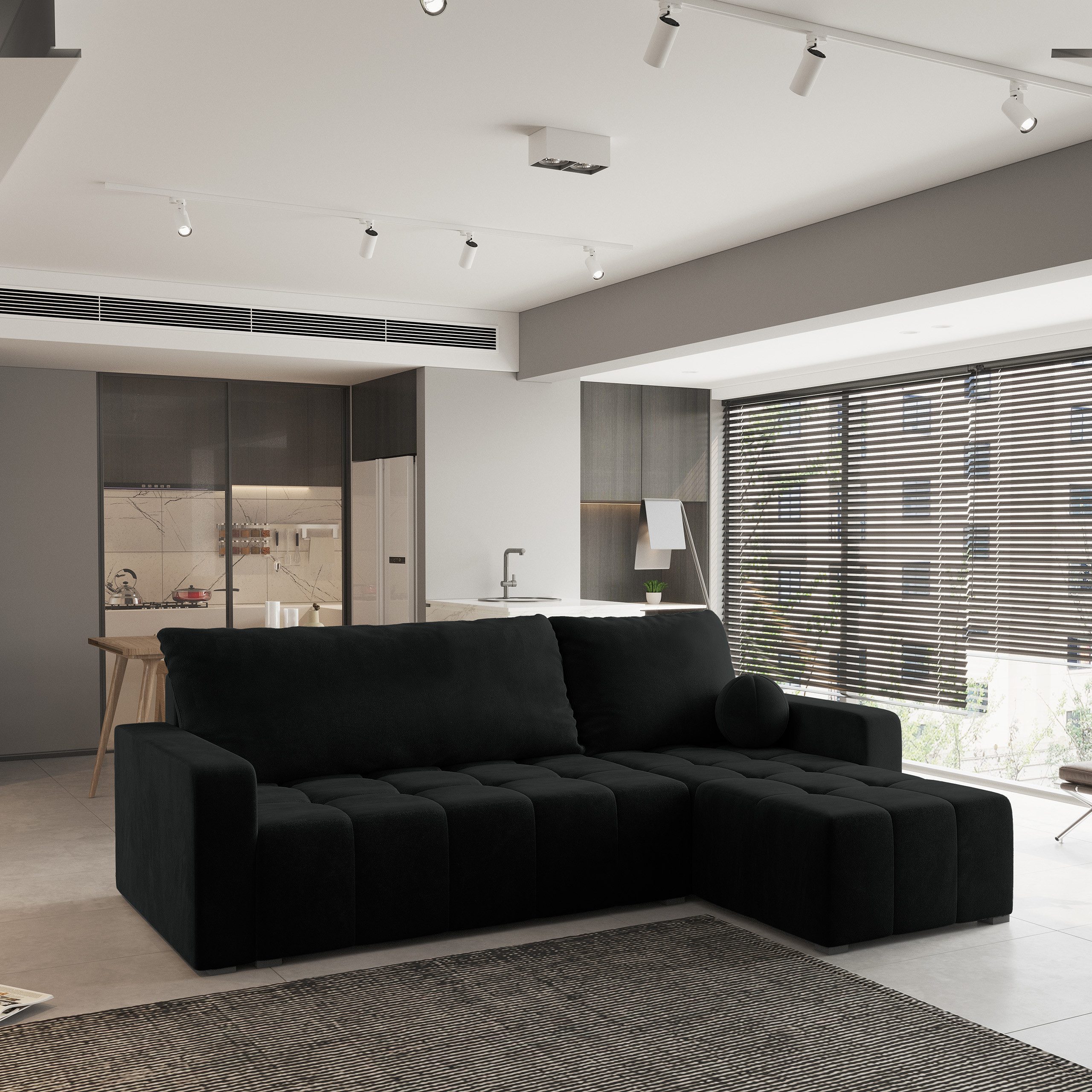 Masseno Ecksofa VOLIRA mit Schlaffunktion L-Form, Sofa mit Bettkasten günstig online kaufen