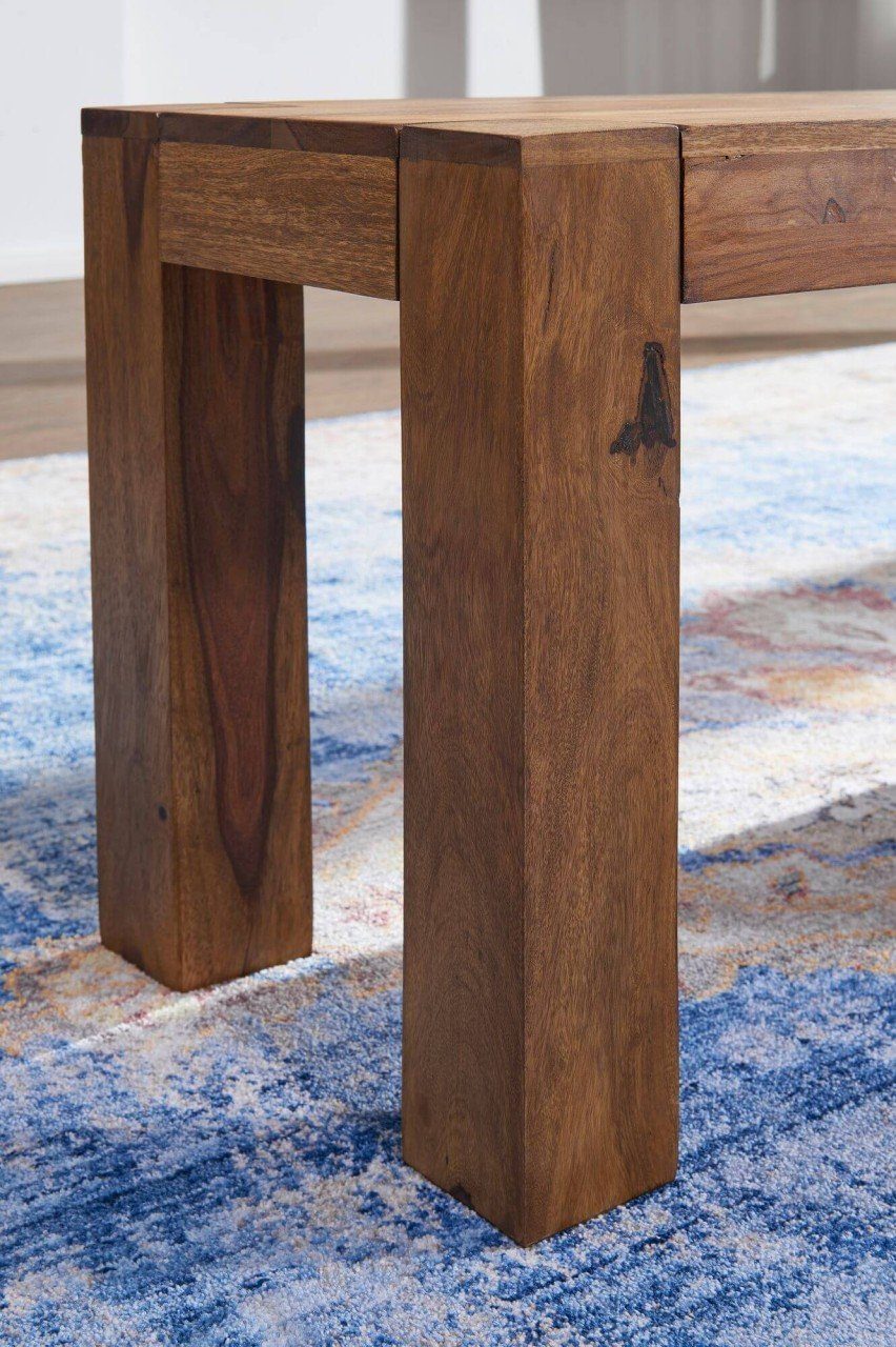 furnicato Sitzbank Esszimmer MUMBAI Massiv-Holz 45 x 35 x 180 cm Sheesham