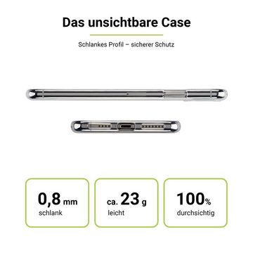 Artwizz Smartphone-Hülle Artwizz NoCase - Ultra dünne, elastische Schutzhülle aus TPU für iPhone Xs Max, Transparent