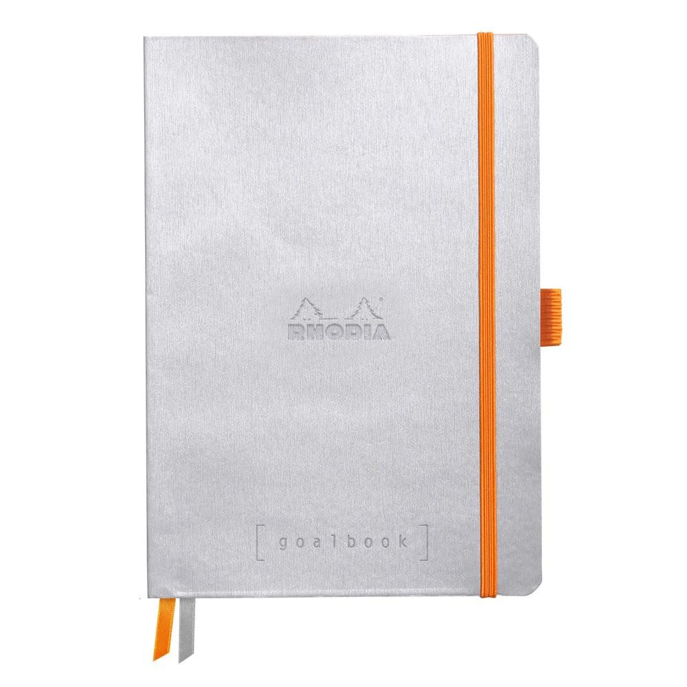 Rhodia Notizbuch Rhodia Rhodia Goalbook A5 dot 120Bl silber