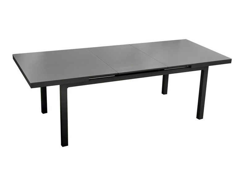 Green Spirit Gartentisch Aluminium Tisch Boston ausziebarer, 180-240x100x75cm (1-St), ausziebar auf 240 cm
