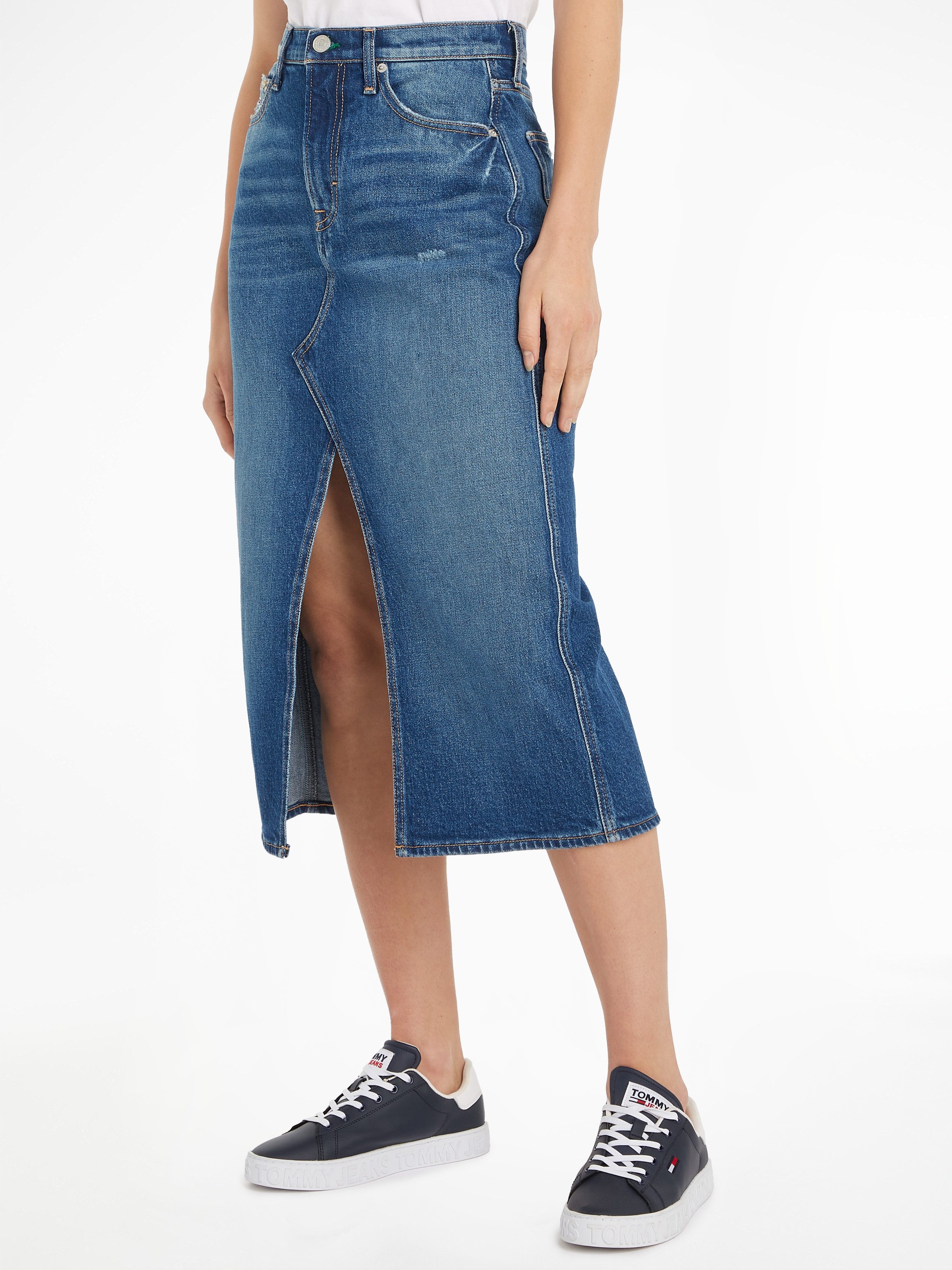 Tommy Jeans Midirock CLAIRE HGH MIDI günstig online kaufen
