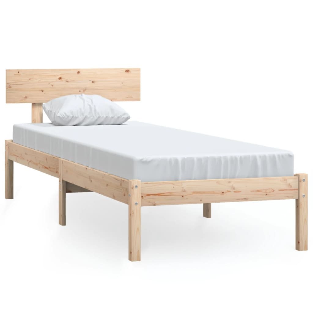 vidaXL Bett Massivholzbett Kiefer 90x190 cm günstig online kaufen