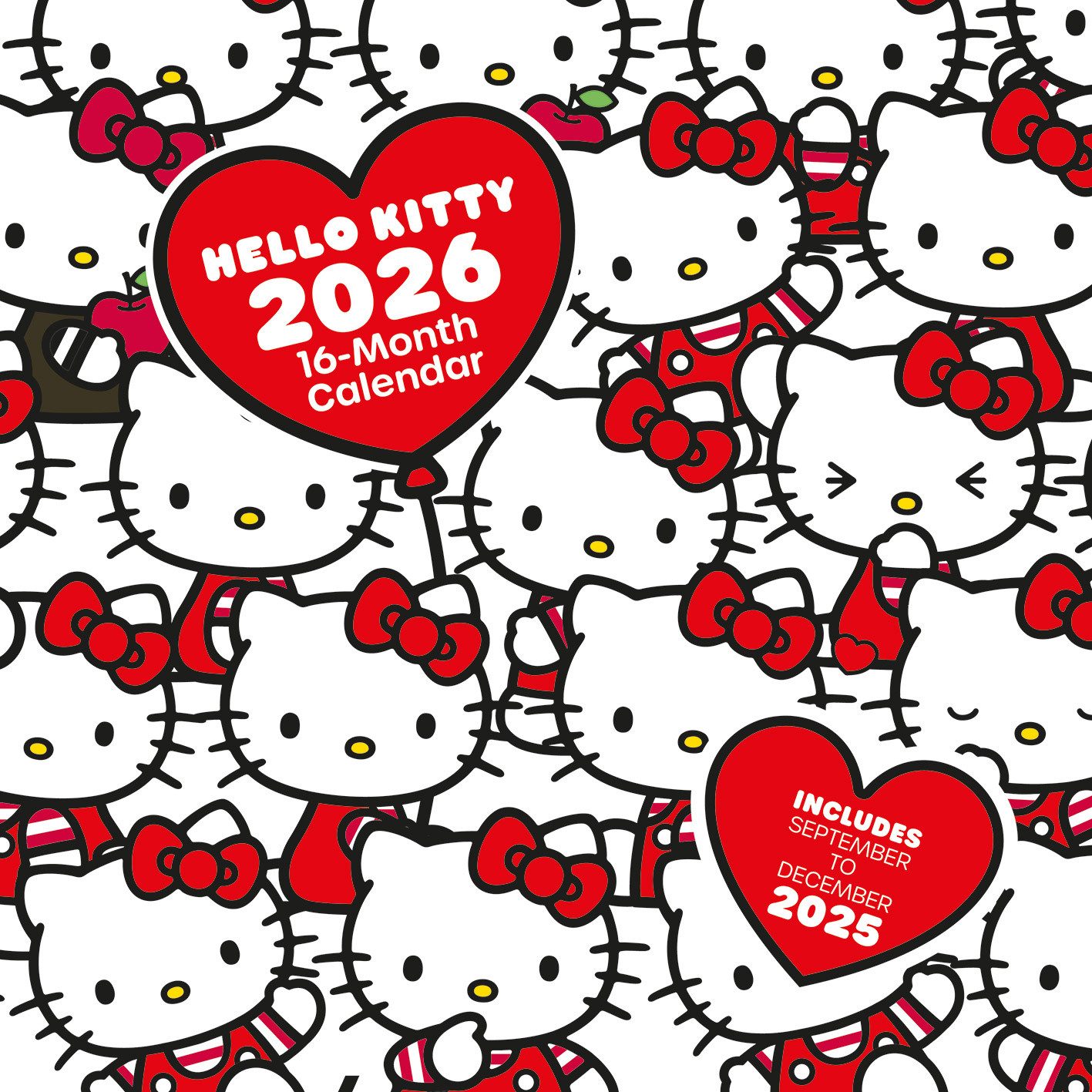 Wandkalender Kalender 2026 Hello Kitty - Wandkalender 30x30 cm