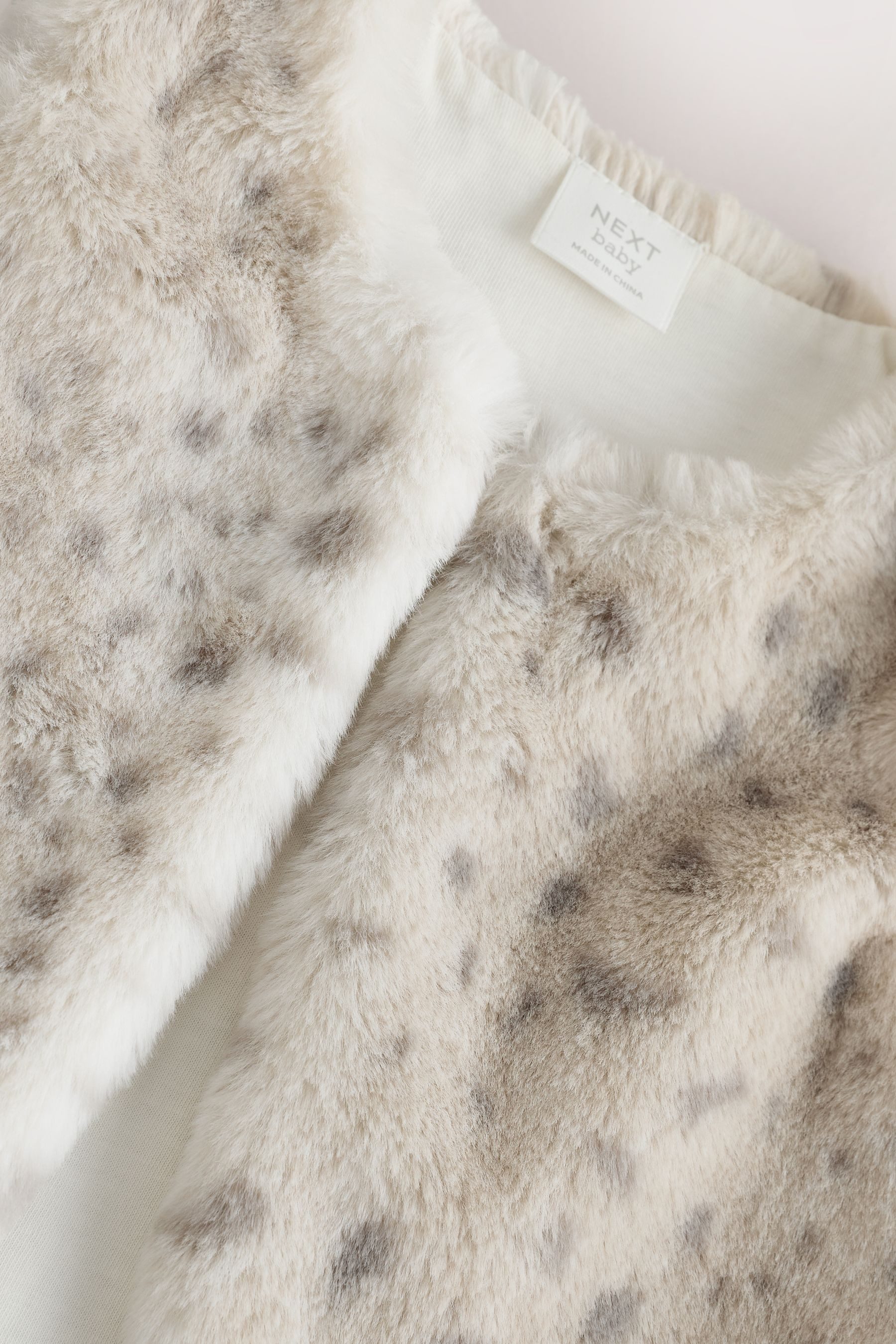 Next Steppweste Kunstfellweste für Babys (1-tlg)