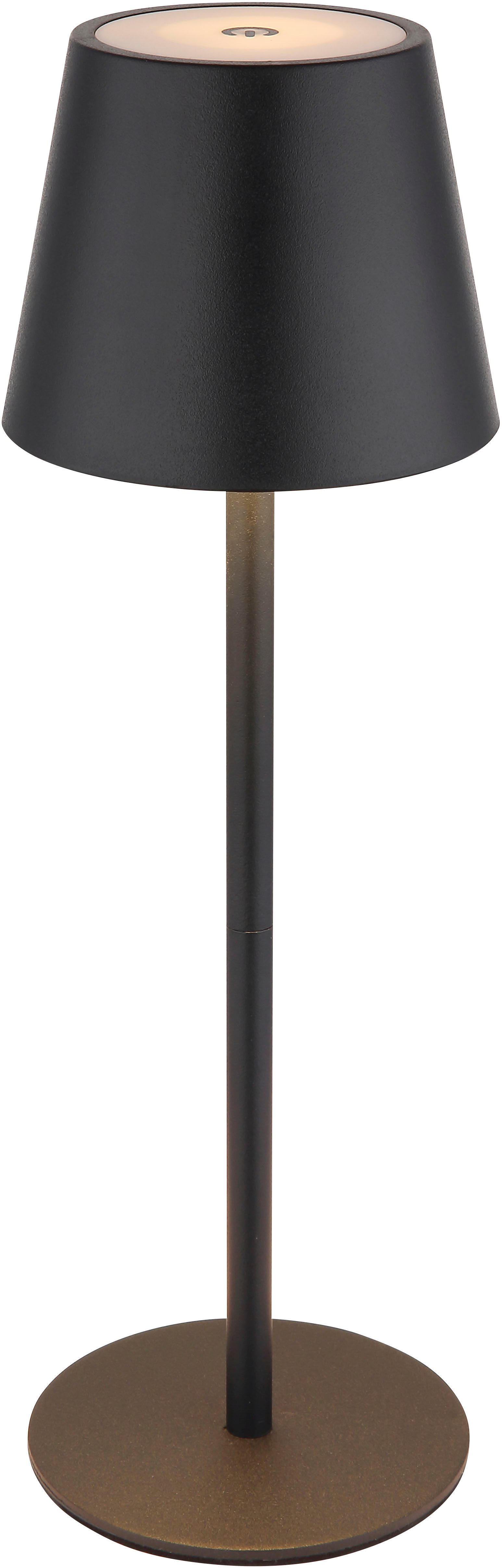 OTTO home LED Tischleuchte Alennia Akkuleuchte inkl. Flaschenaufsatz, Memoryfunktion, LED fest integriert, warmweiß - kaltweiß, stufenloser Touchdimmer, Farben  – Bild 5 von 5
