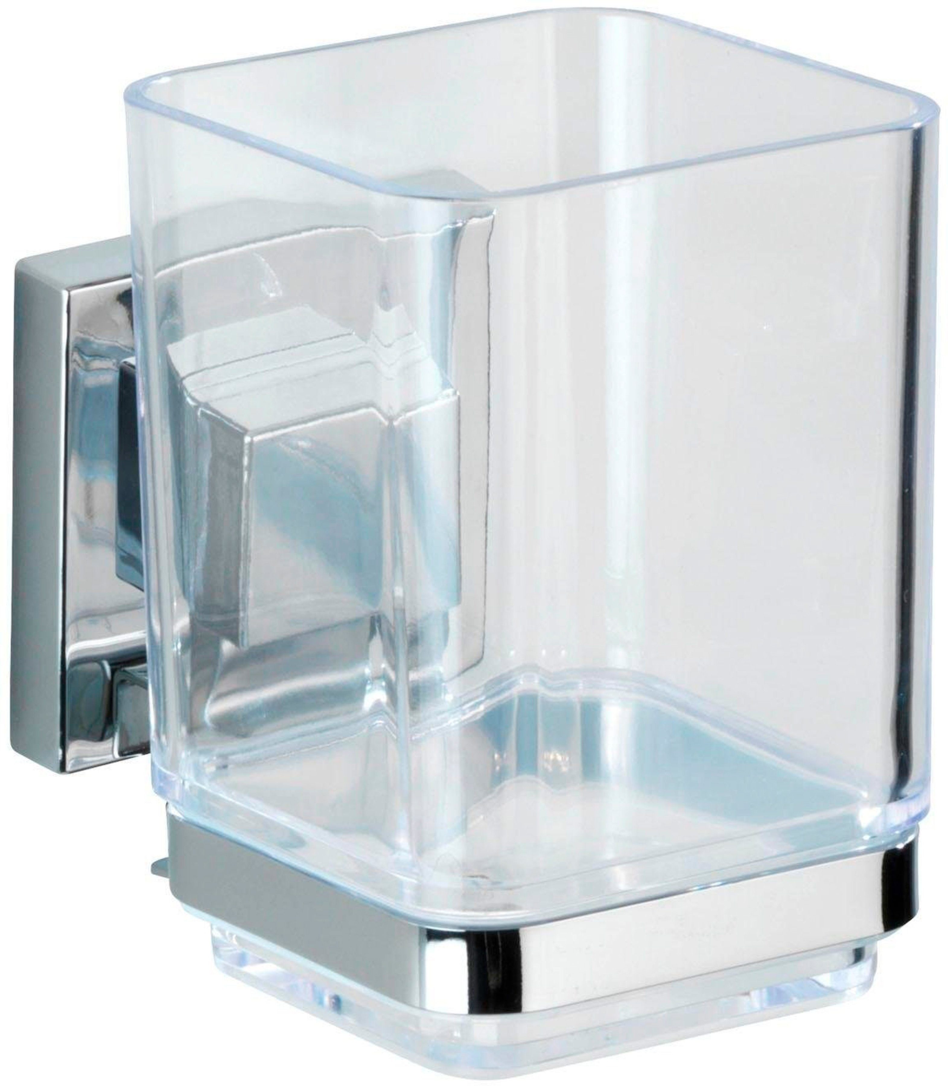 WENKO Zahnputzbecher Quadro, Vacuum-Loc® günstig online kaufen