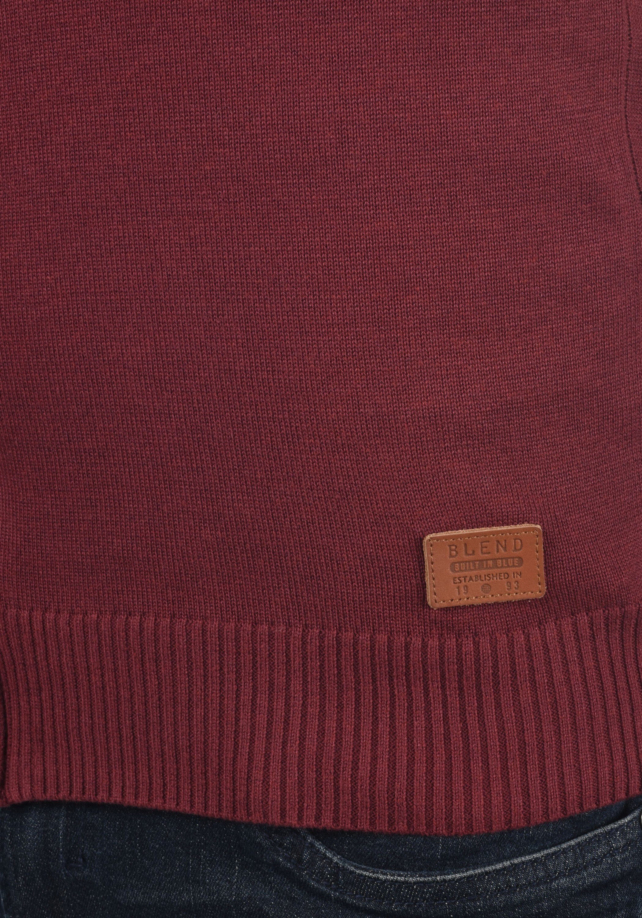 Blend Troyer BHRobin Strickpullover mit hochabschließendem Kragen