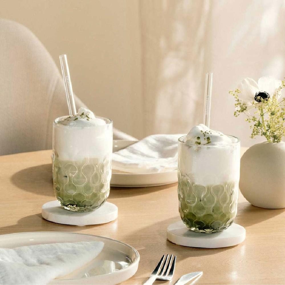 LEONARDO Cocktailglas Leonardo Matcha Latte Gläser Gocce (4er-Set)