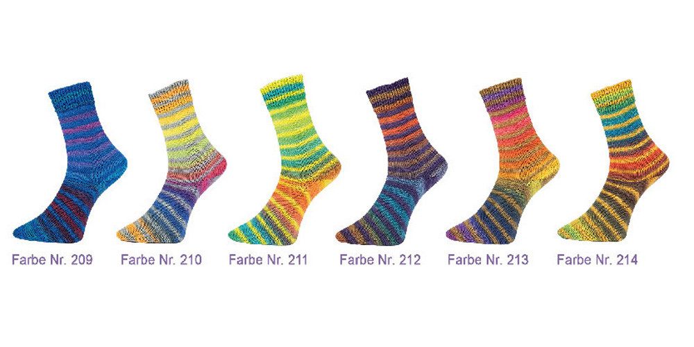 Woolly Hugs Paint Socks Sockenwolle 4fach bunt für zwei identische Socken Häkelwolle, 420,00 m (Sockengarn 4fädig, Strumpfwolle mit Farbverlauf), 75% Wolle, 25% Polyamid