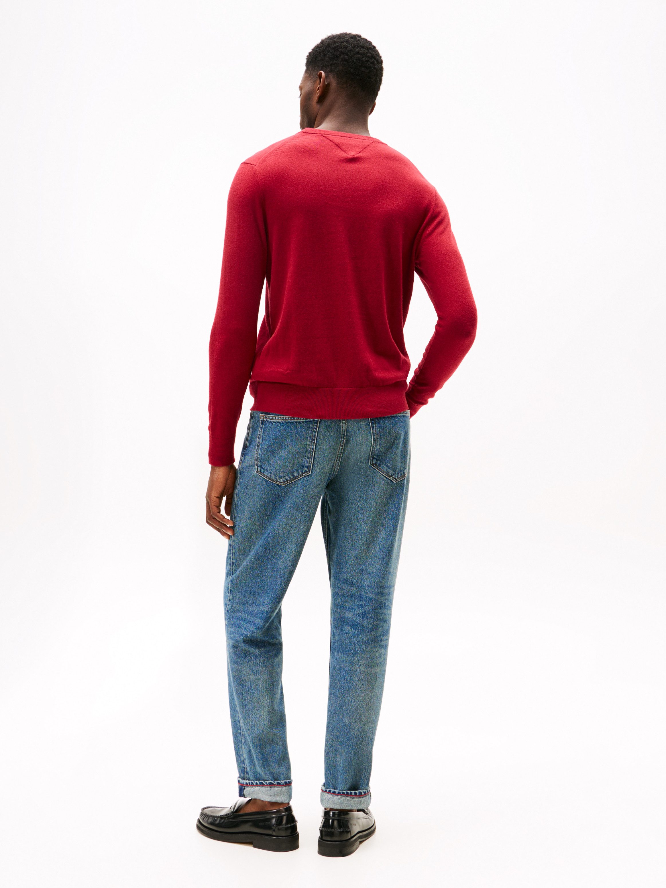 Tommy Hilfiger Rundhalspullover PIMA ORG CTN CASHMERE CREW NECK