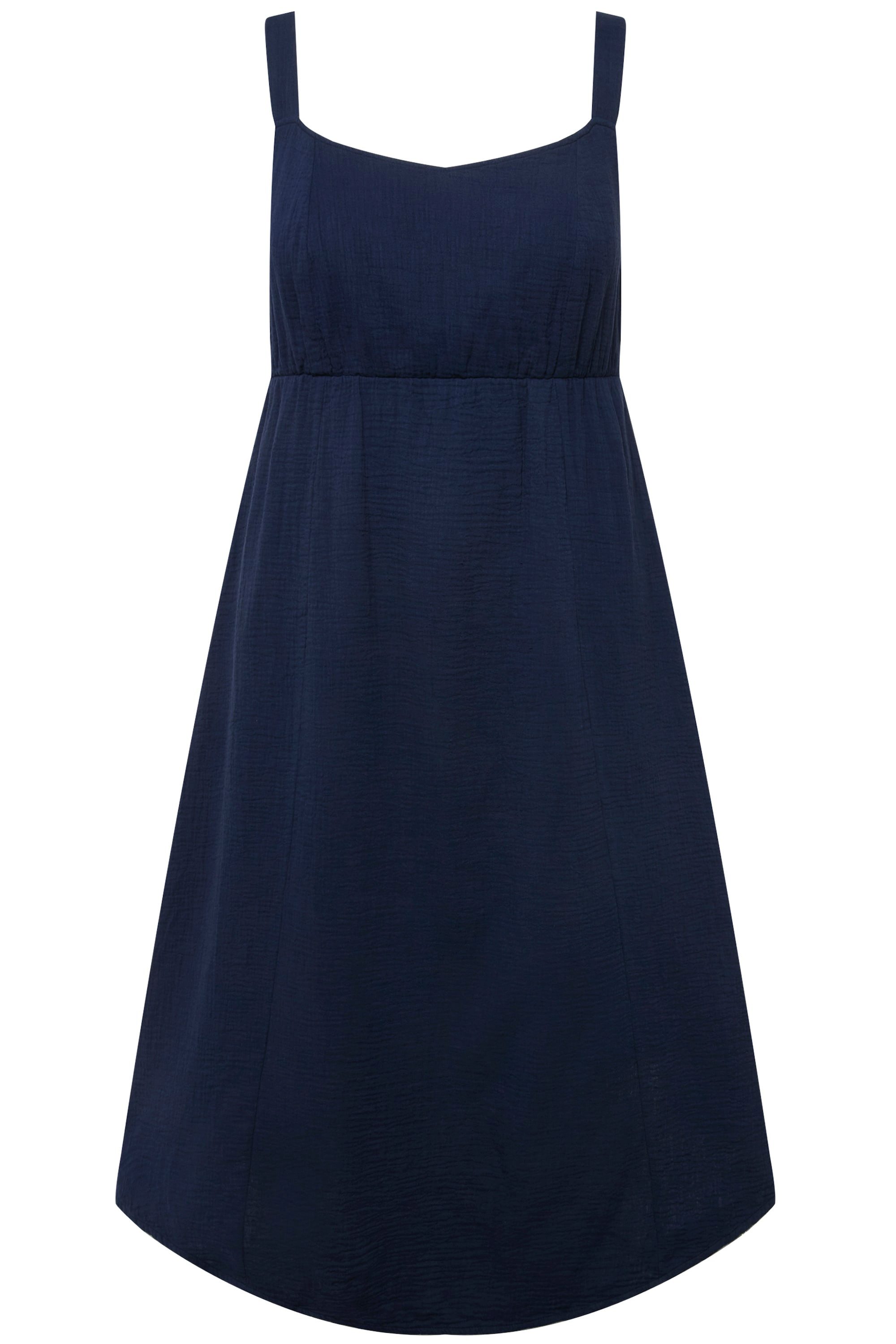 Ulla Popken Maxikleid Midikleid Musslin Zipfelsaum günstig online kaufen