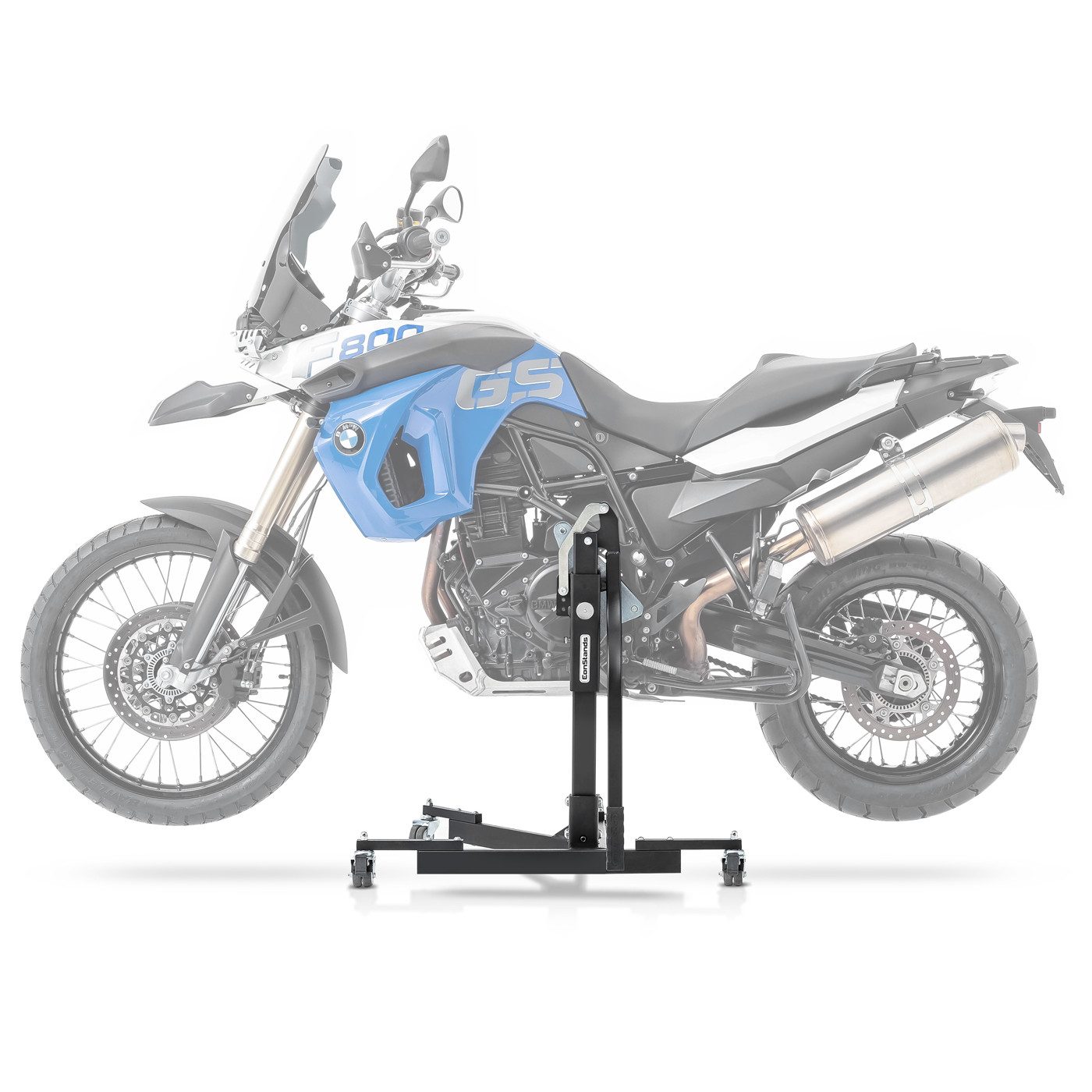 ConStands Motorradheber CS Power Evo-Zentralständer für BMW F 800 GS/ Adventure 08-18 Schwarz