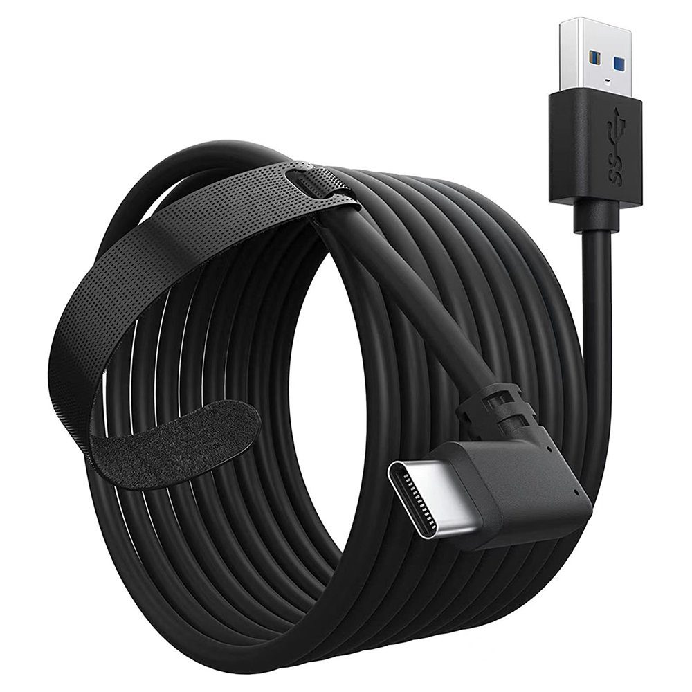 GelldG Link Kabel 5M für PICO 4/Oculus Quest 2, VR Headset Link Kabel USB- Kabel, (300 cm)