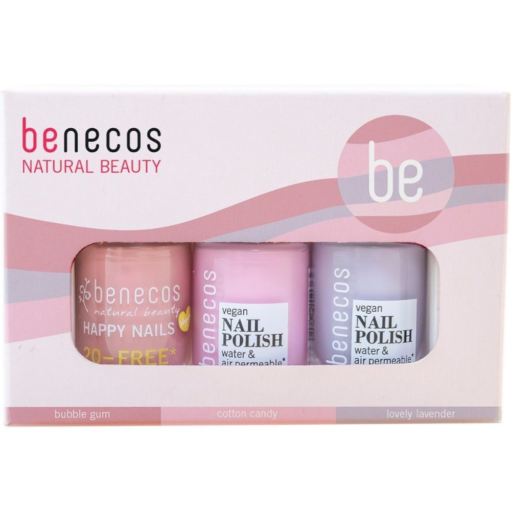 Benecos Pflege-Geschenkset Pretty Pastel - Nagellack Geschenkset