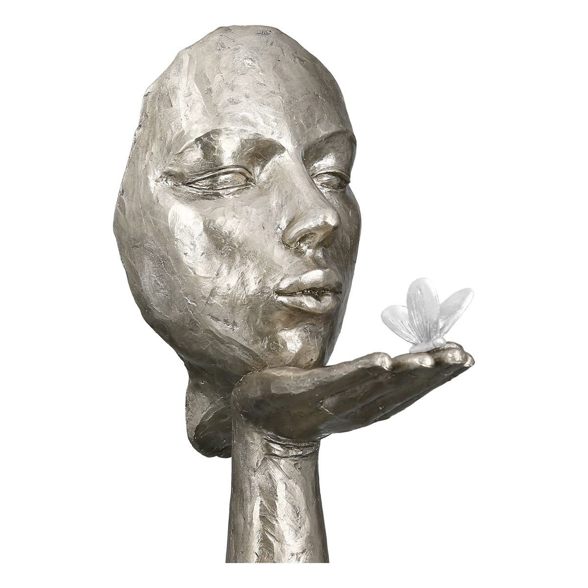 GILDE Dekoobjekt Gilde Skulptur Desire - Elegante Frau mit Schmetterling, S günstig online kaufen