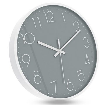 Intirilife Wanduhr (Praktische Zeitanzeige Chronometer stilvoll für jedes Zimmer)