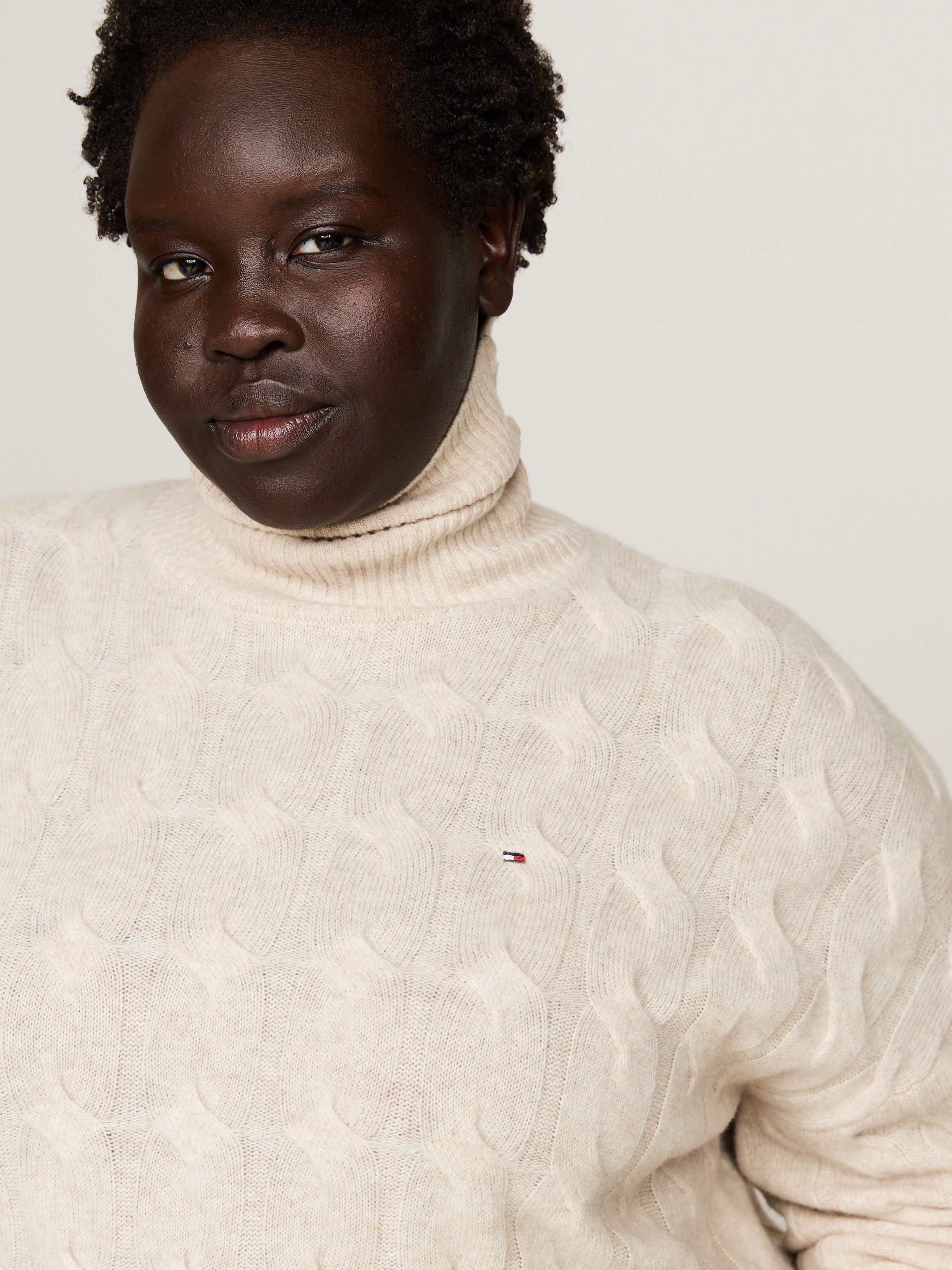 Tommy Hilfiger Curve Rollkragenpullover CRV SOFT günstig online kaufen