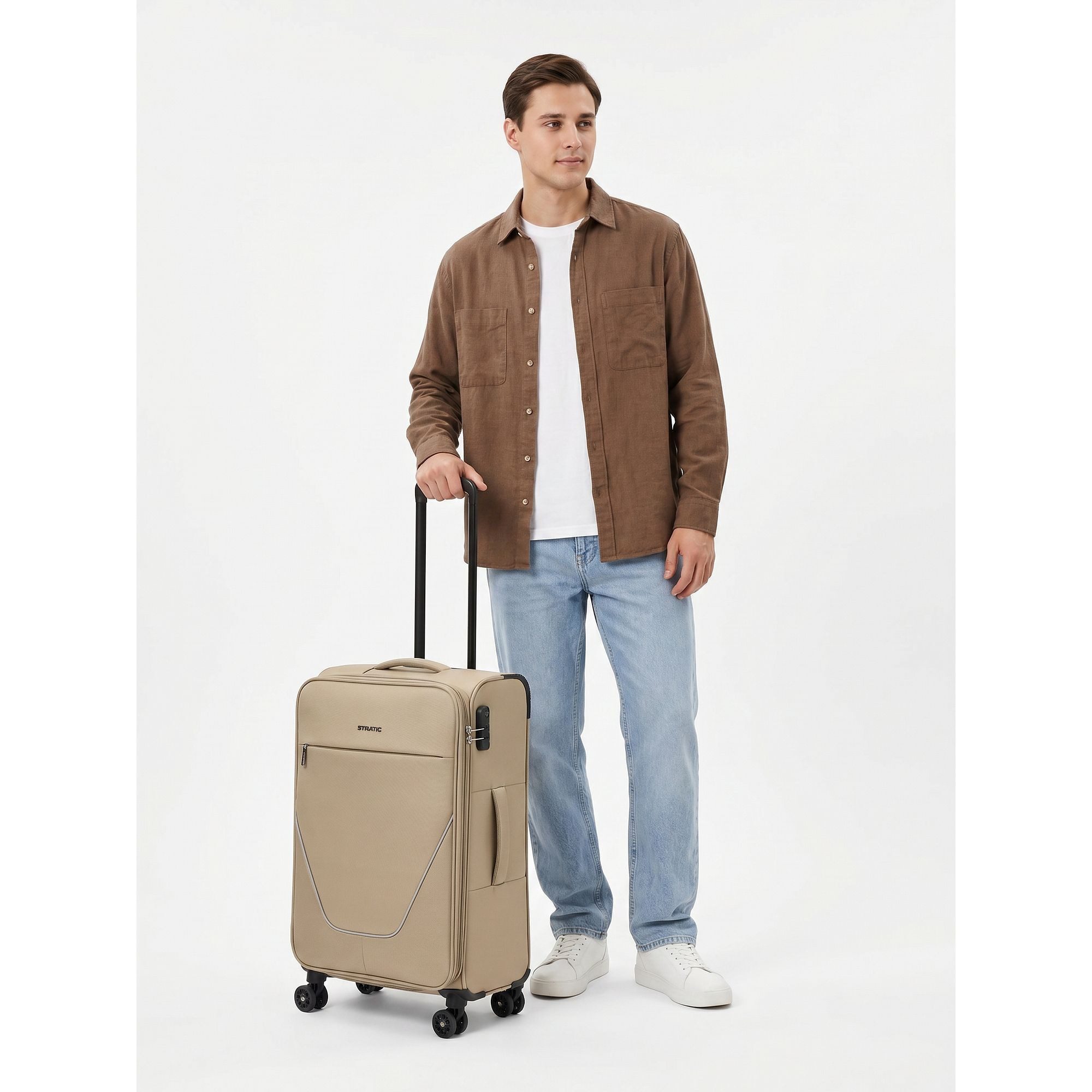 Stratic Weichgepäck-Trolley taska, 4 Rollen, Polyester