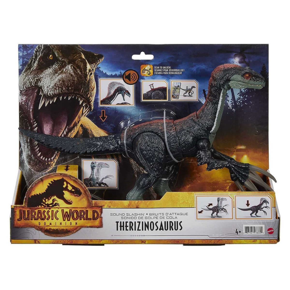 Mattel® Actionfigur Mattel GWD65 - Jurassic World - Sound Slashin' Slasher - Therizinosaur