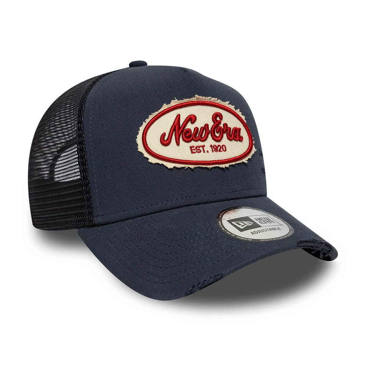New Era Baseball Cap Canvas Distressed