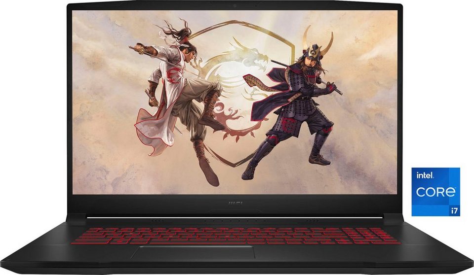 RTX 3070, (43,9 Core MSI Katana i7 Intel GF76 Gaming-Notebook 1000 11800H, cm/17,3 GeForce GB 11UG-412 SSD) Zoll,