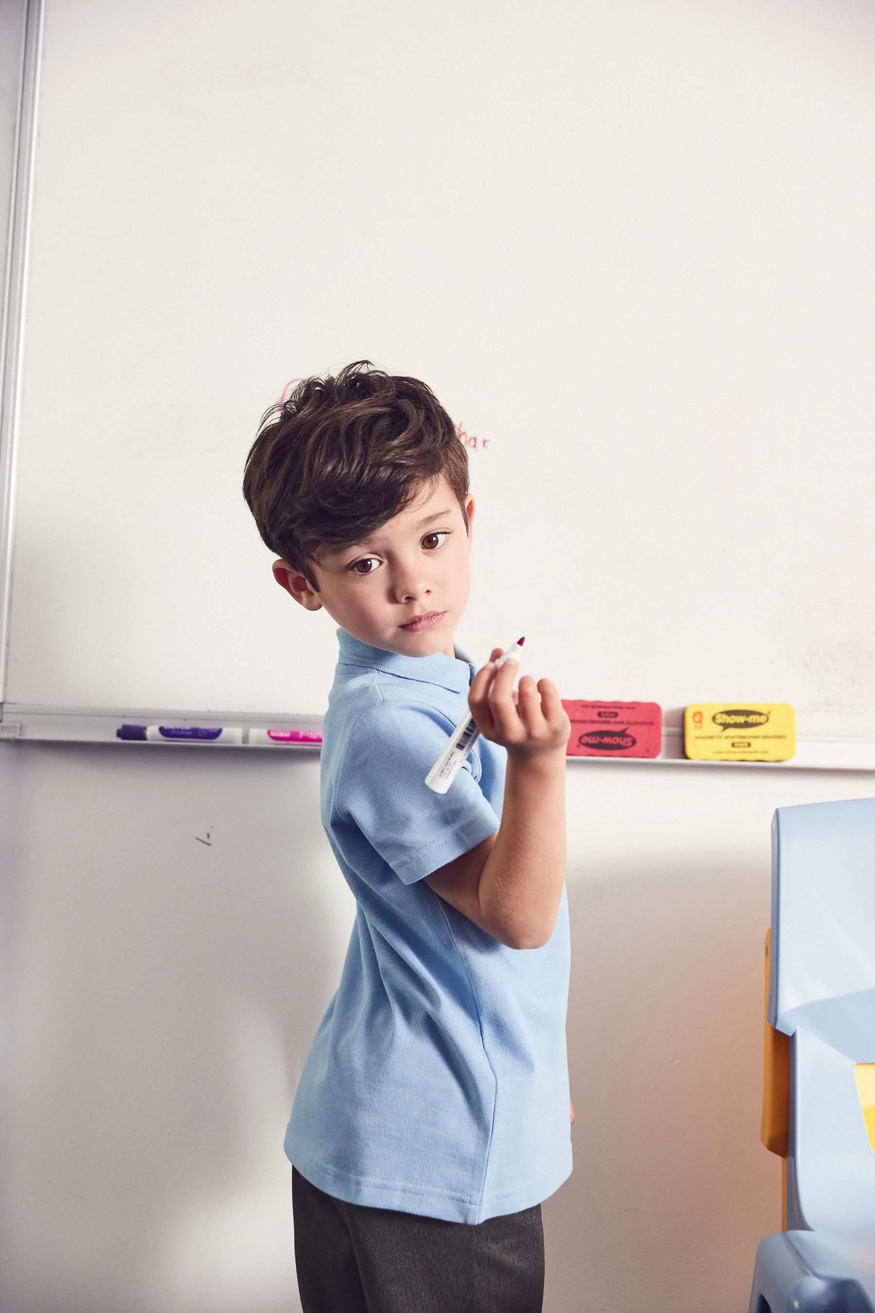 Next Poloshirt Schul-Poloshirts aus Baumwolle im 2er-Pack (2-tlg)
