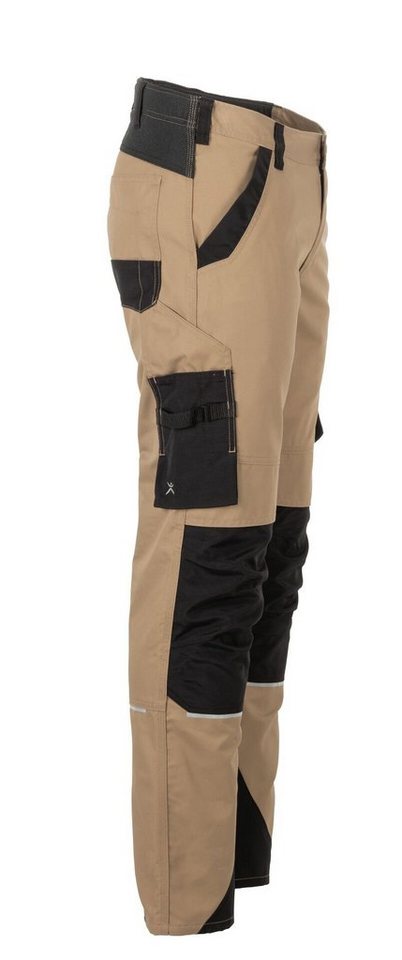 Planam Arbeitshose Herren Bundhose Norit sand/schwarz Größe 48 (1-tlg)