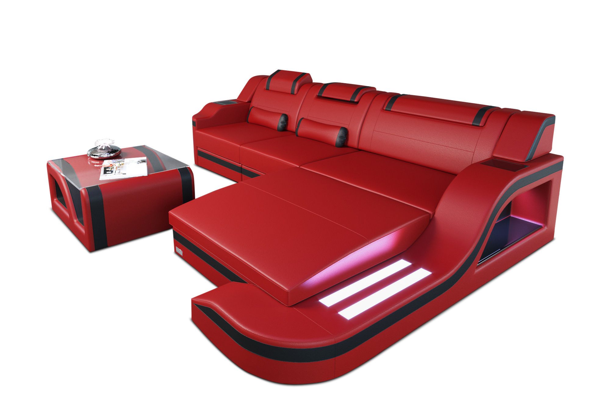 Sofa Dreams Ecksofa Ledersofa Palermo L günstig online kaufen