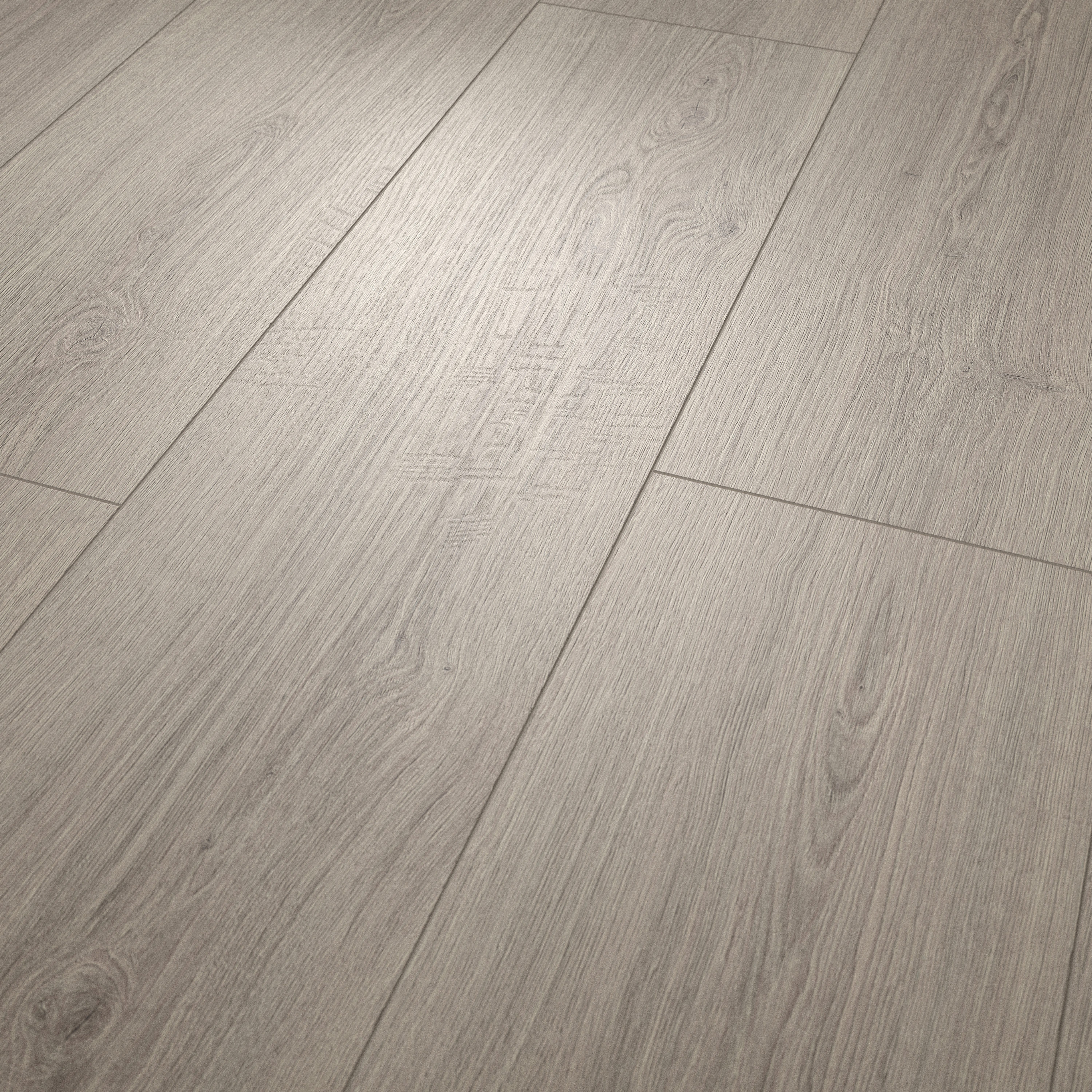 EGGER Laminat NatureSense Aqua EL2028 Victoria Eiche hellgrau, (8mm, 2,543qm), Wasserbeständig & Praktisch