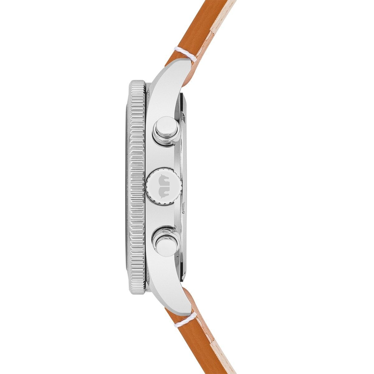 Rhodenwald & Söhne Chronograph Karthago II silber Karthago II, mit Echtleder-Armband