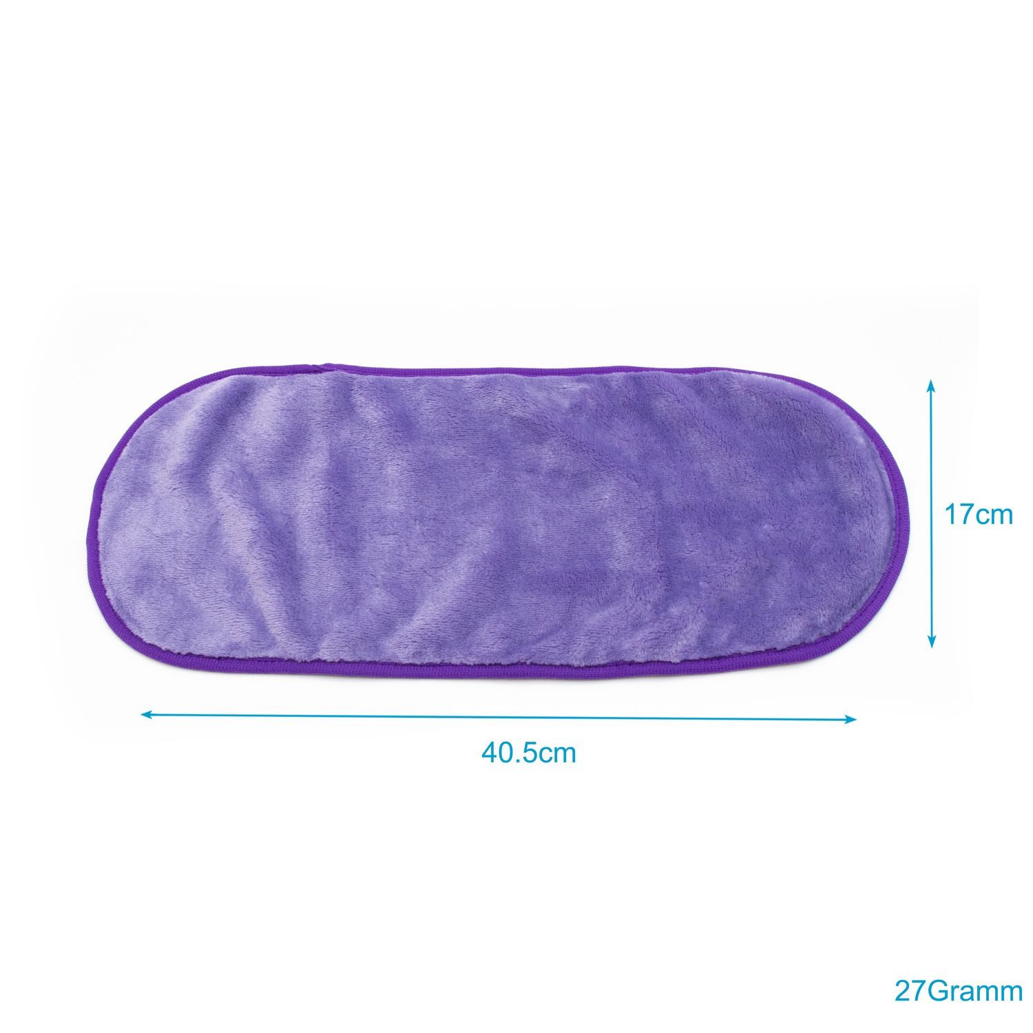 Intirilife Gesichtsreinigungstücher, 3-tlg., Abschminktücher Set Mikrofaser Abschminkpads für Gesicht 40.5 x 17 cm