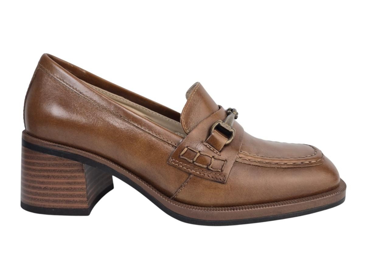 Manolete Col cuoio Hochfrontpumps