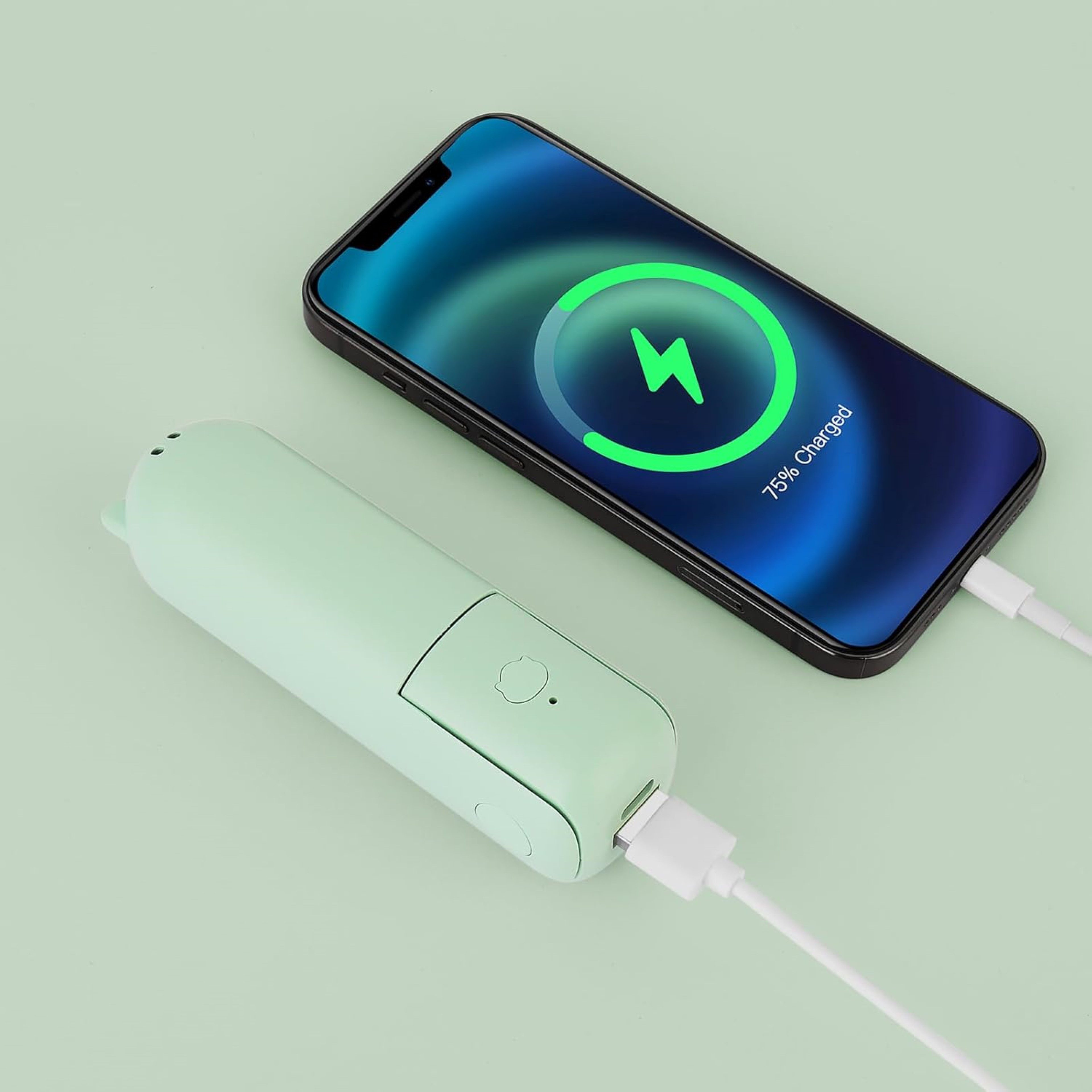 LA CUTE Handventilator Tragbarer Mini Handventilator faltbar USB-C Akku lei günstig online kaufen