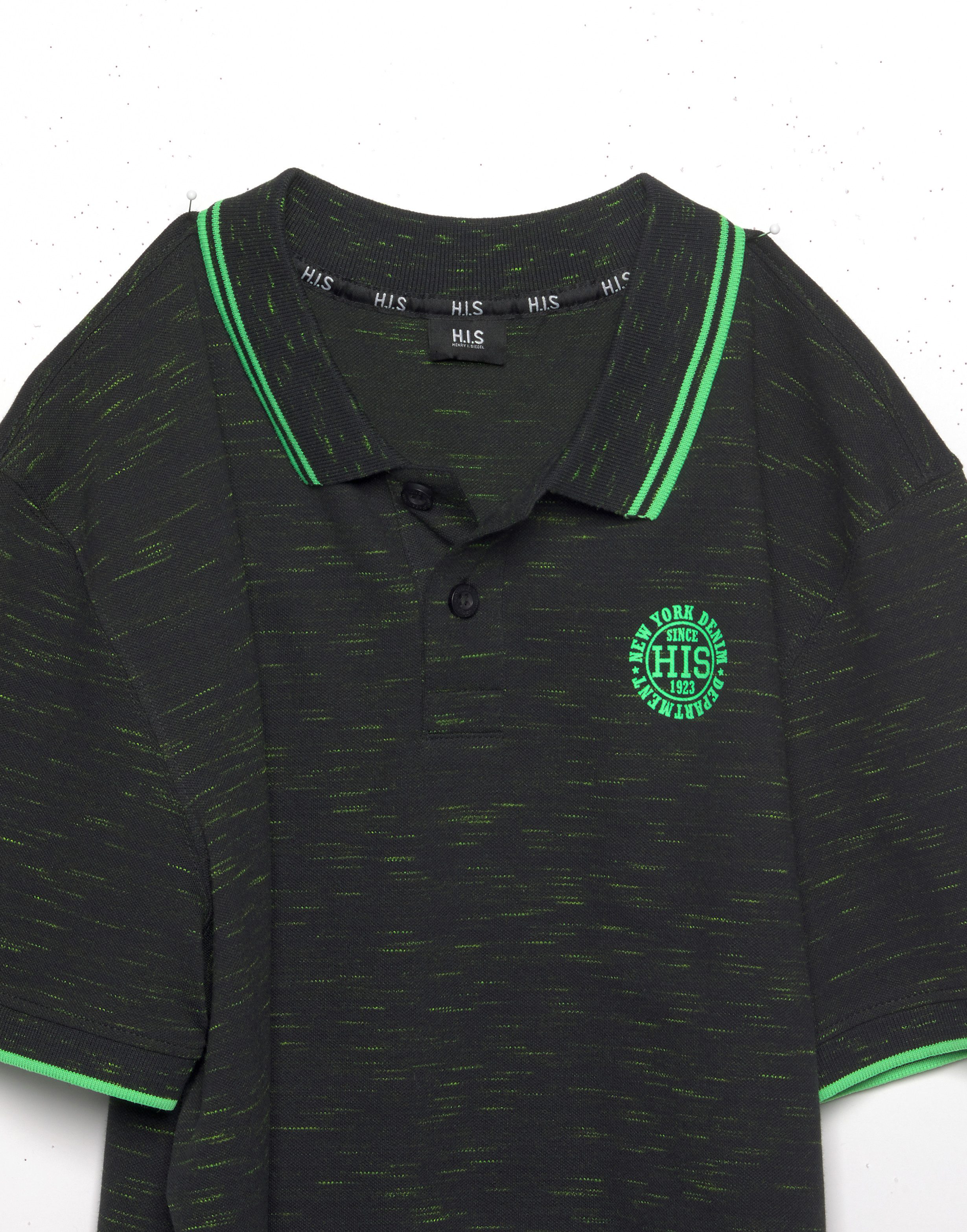 H.I.S Poloshirt kurzärmelig, schmal geschnitten, mit Polokragen