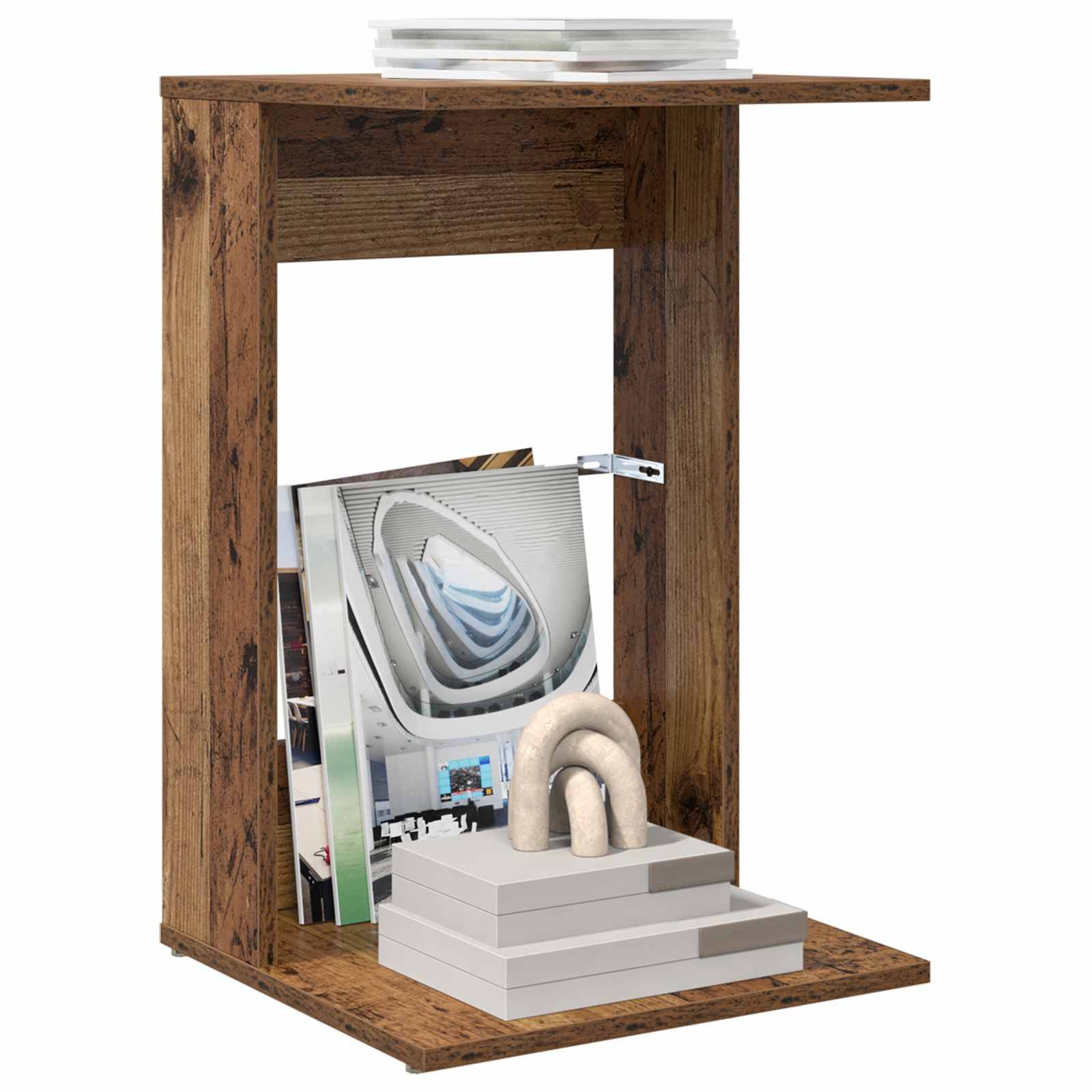 vidaXL Beistelltisch Beistelltisch Altholz 40 x 38 x 62,5 cm Holzwerkstoff (1-St)