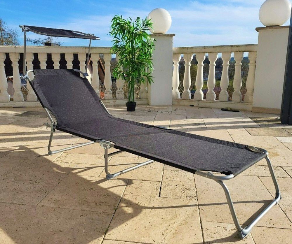 BruKa Gartenliege KRETA Sonnenliege Gartenliege Liegestuhl günstig online kaufen