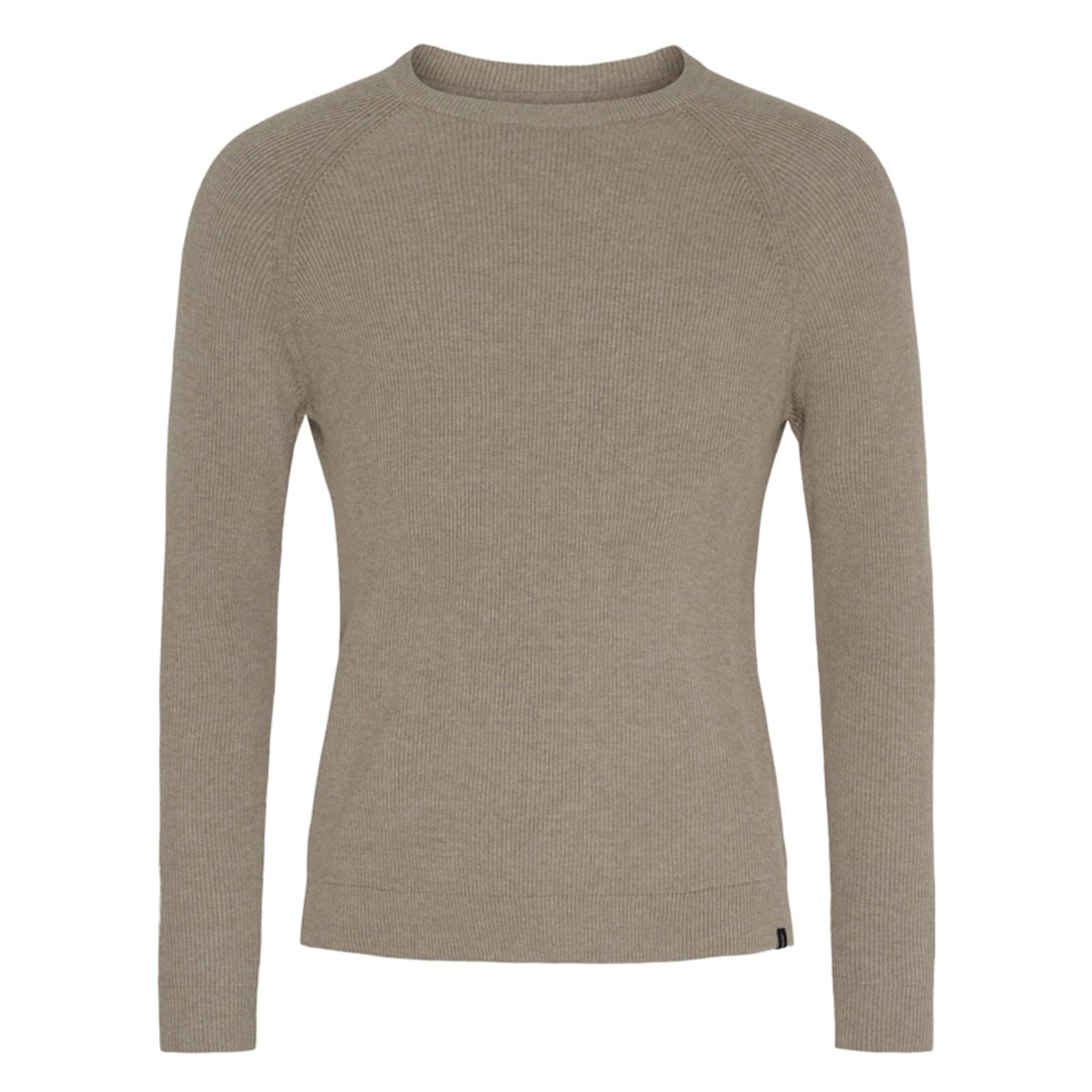 Sea Ranch Rundhalspullover Rupert Herren Pullover Rupert aus Baumwolle - Unifarbener Rippstrick-Pullover