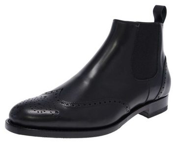 Sendra Boots TOM CUNA BOX Schwarz Stiefelette Rahmengenähter Herren Chelsea Boot