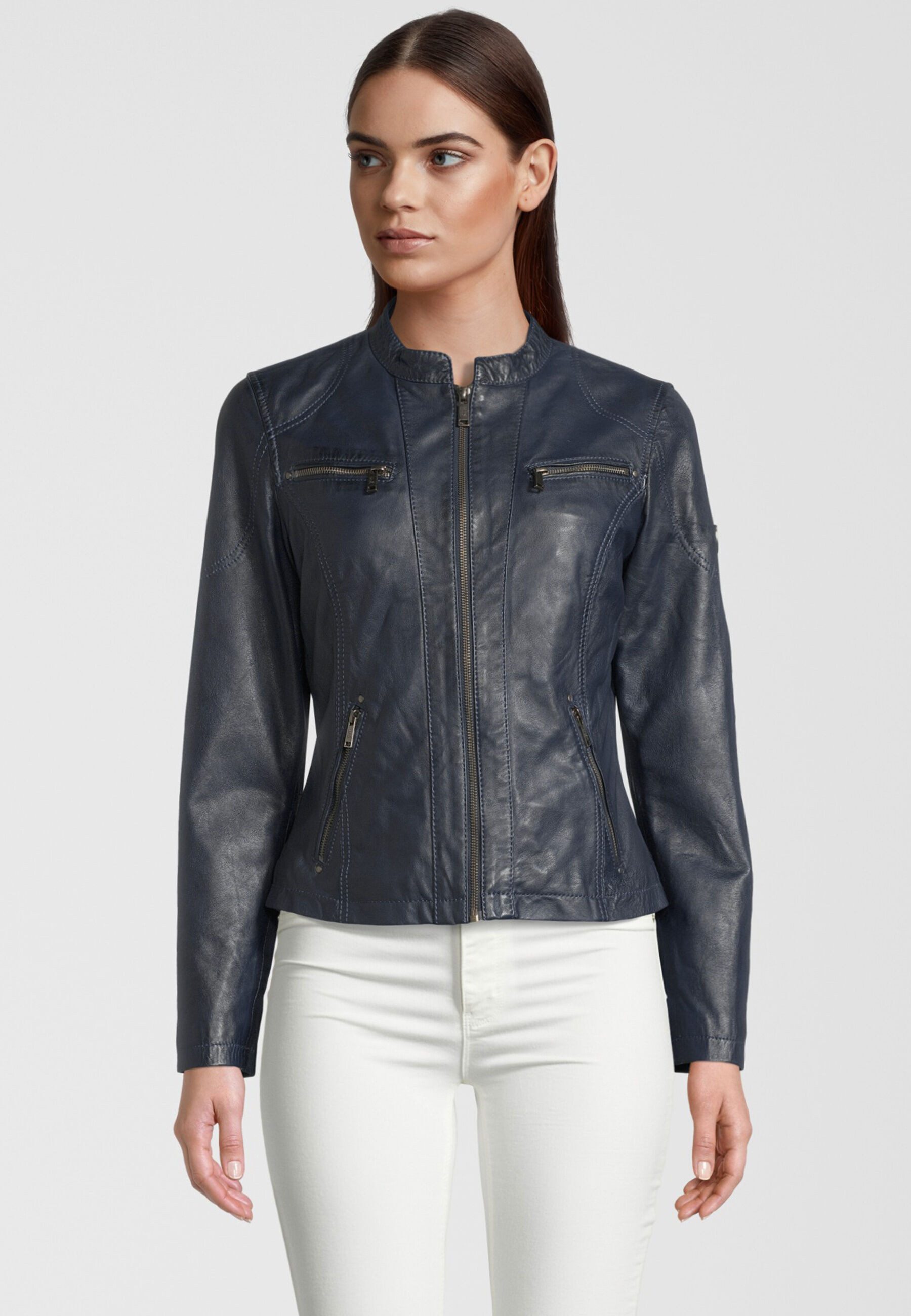 H.I.S Lederjacke SELINA (1-St) mit schmaler Passform