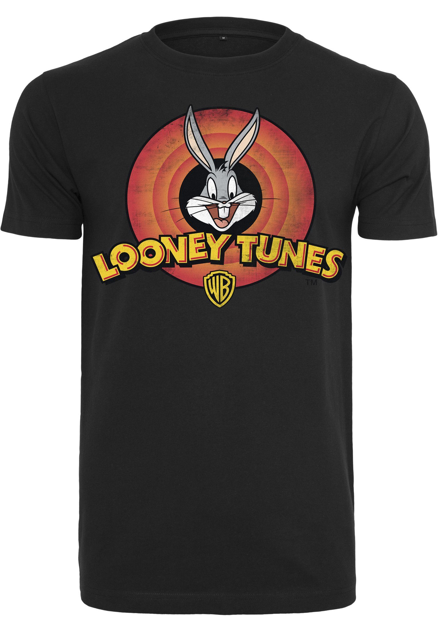 (1-tlg) Logo Bugs Tunes Tee T-Shirt Bunny Looney Herren Merchcode