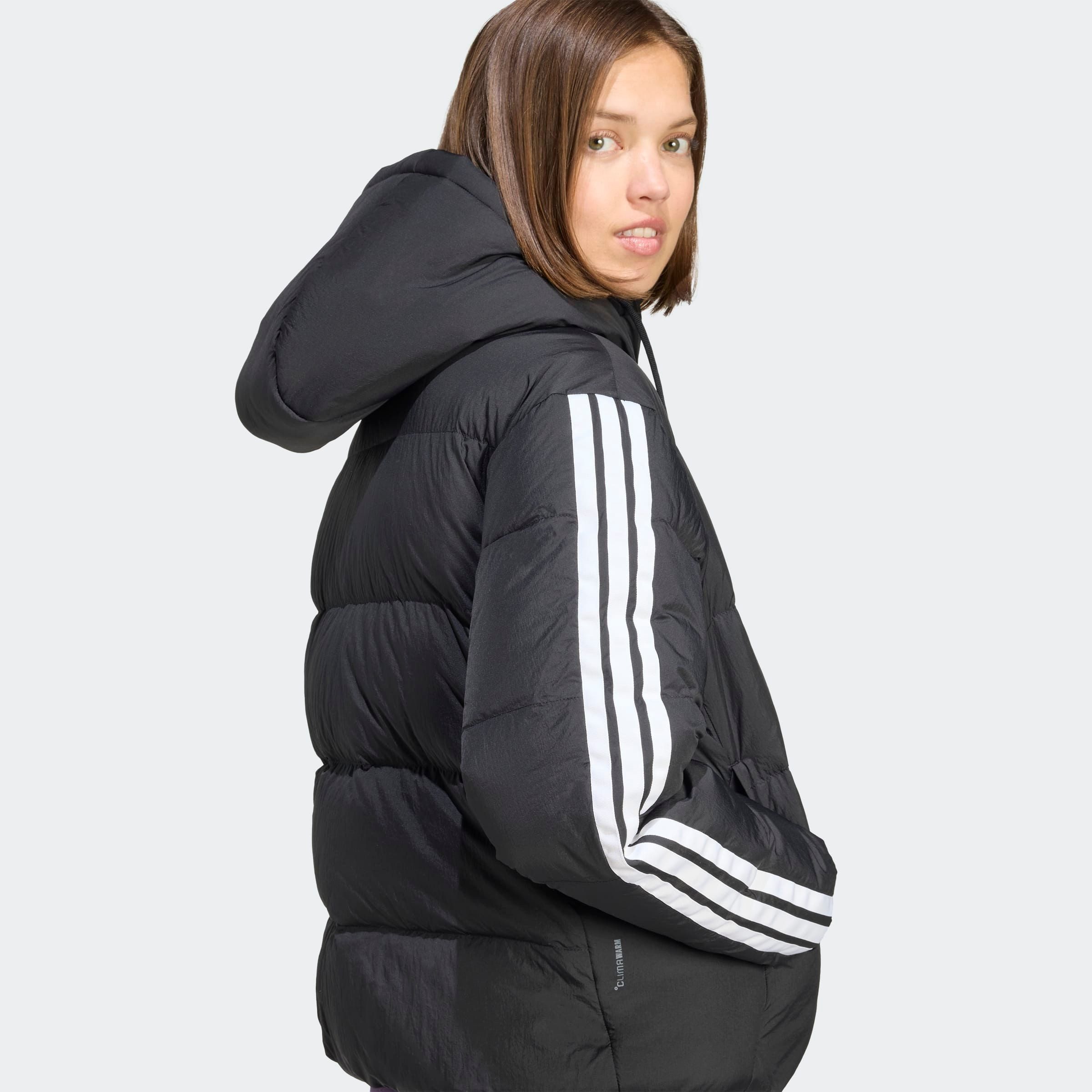 adidas Sportswear Winterjacke ESSENTIALS CLIMAWARM 3-STREIFEN PUFFER MIT KAPUZE – Bild 4 von 5