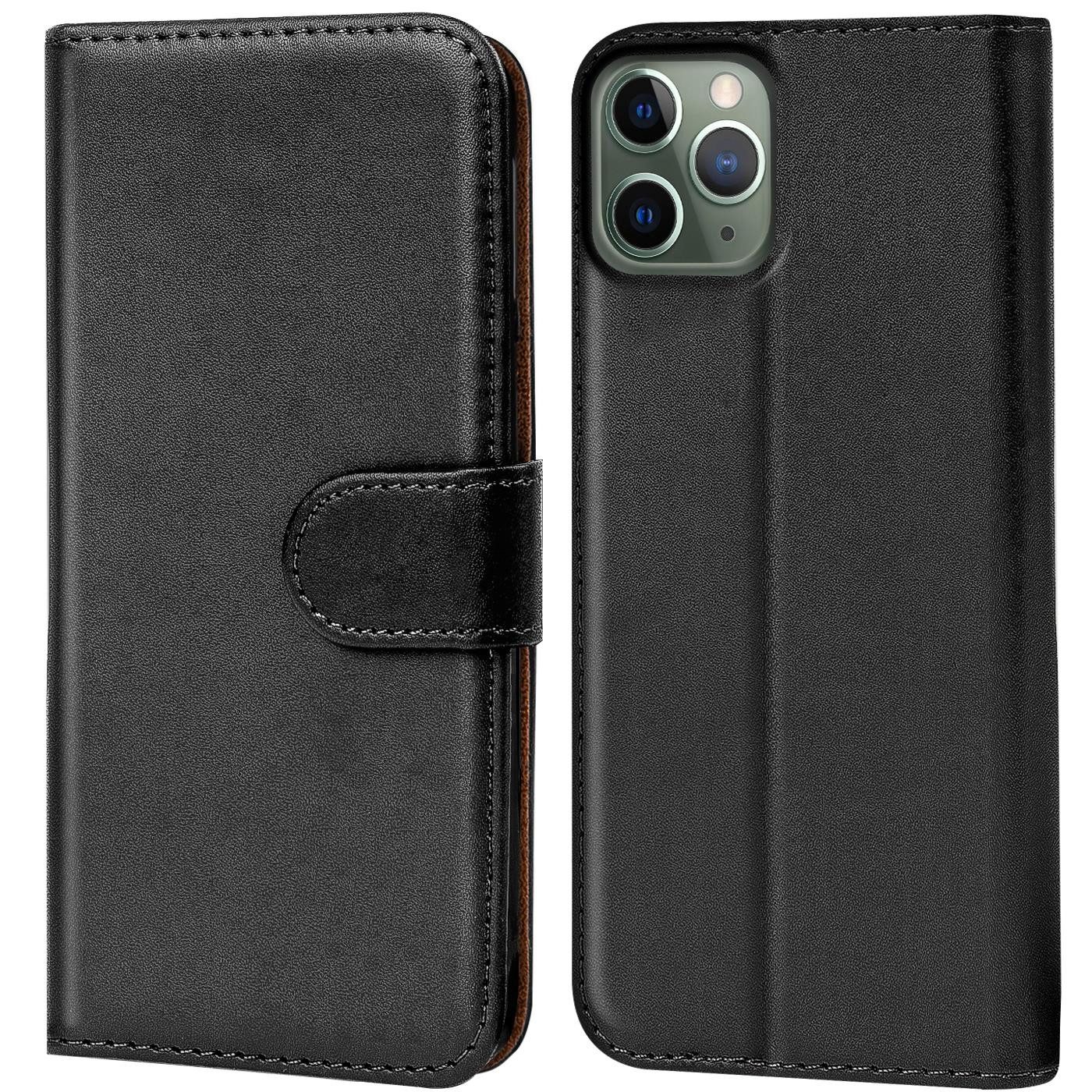 CoolGadget Handyhülle Wallet Klapp Tasche Book Case für Apple iPhone 11 Pro Max 6,5 Zoll, Hülle Klapphülle Flip Cover Etui Schutzhülle