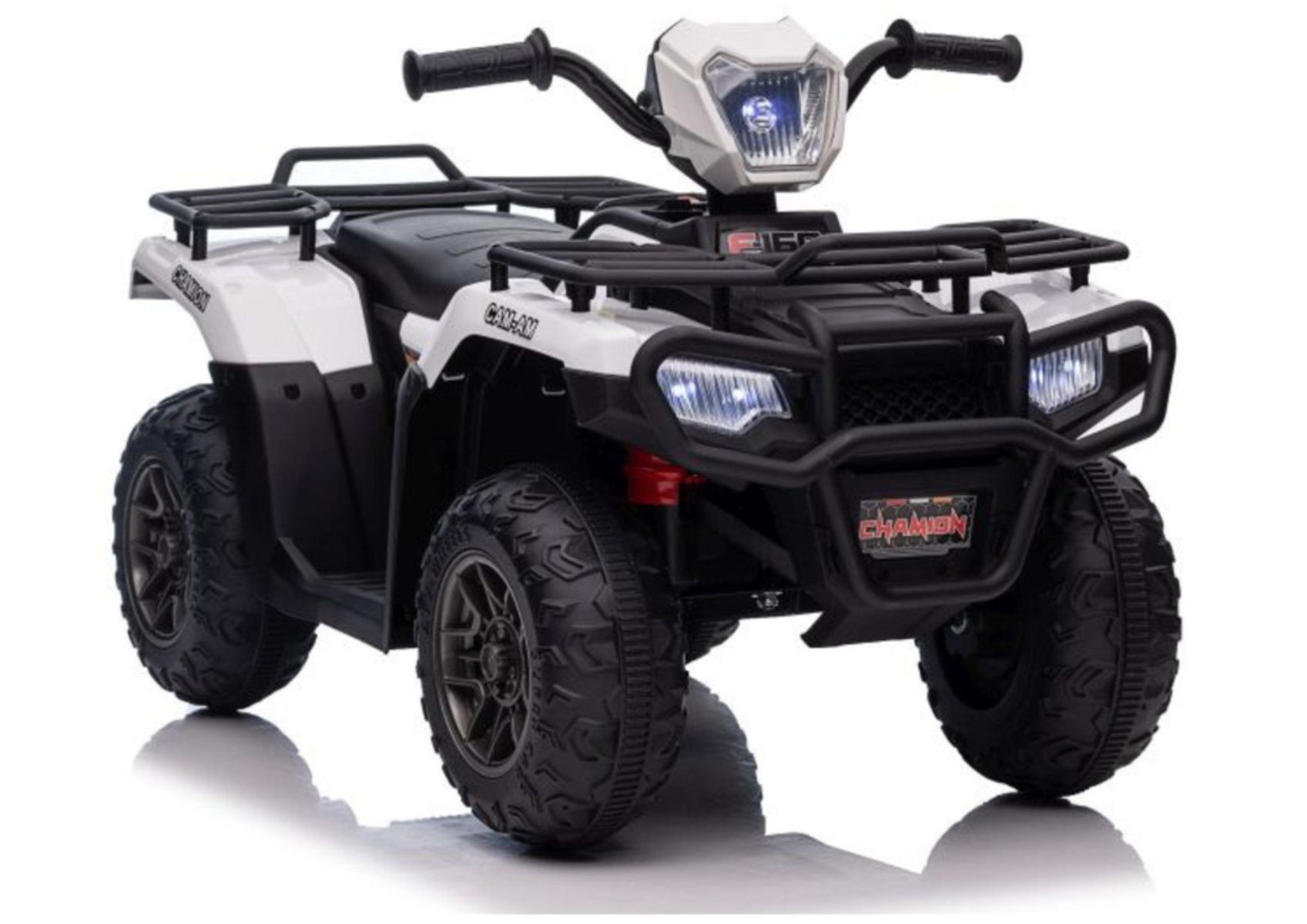 Wisam Elektro-Kinderquad Elektrisches Ride-On-Quad JC915 Weiß