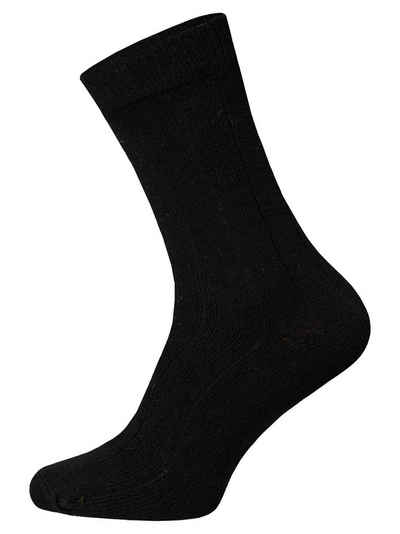 HomeOfSocks Socken Wollsocken Herren Und Damen mit 9% Kaschmir und 34% Wolle vom Merino Schaf 2er Pack Luxuriöse Wollsocken mit Merino und Kaschmir - Druckarme Zehennaht Strapazierfähig und Ohne Einschnüren