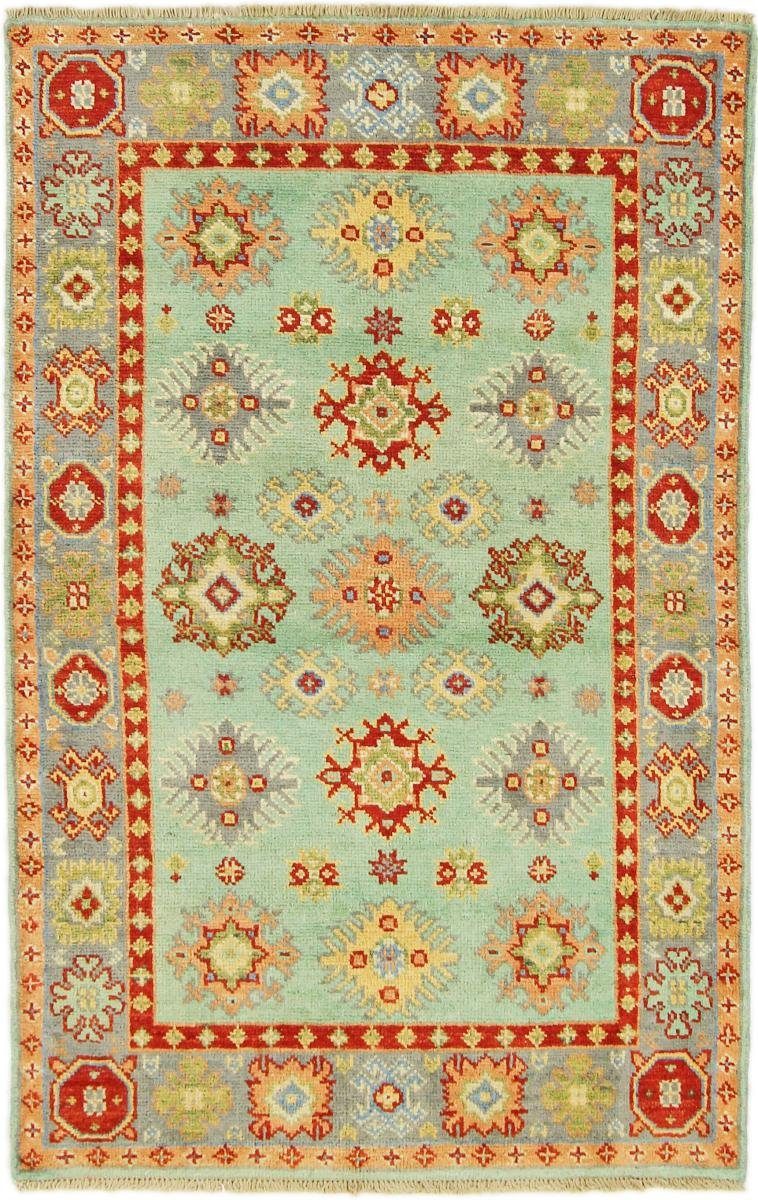 Orientteppich Kazak 77x124 Handgeknüpfter Orientteppich, Nain Trading, rechteckig, Höhe: 5 mm