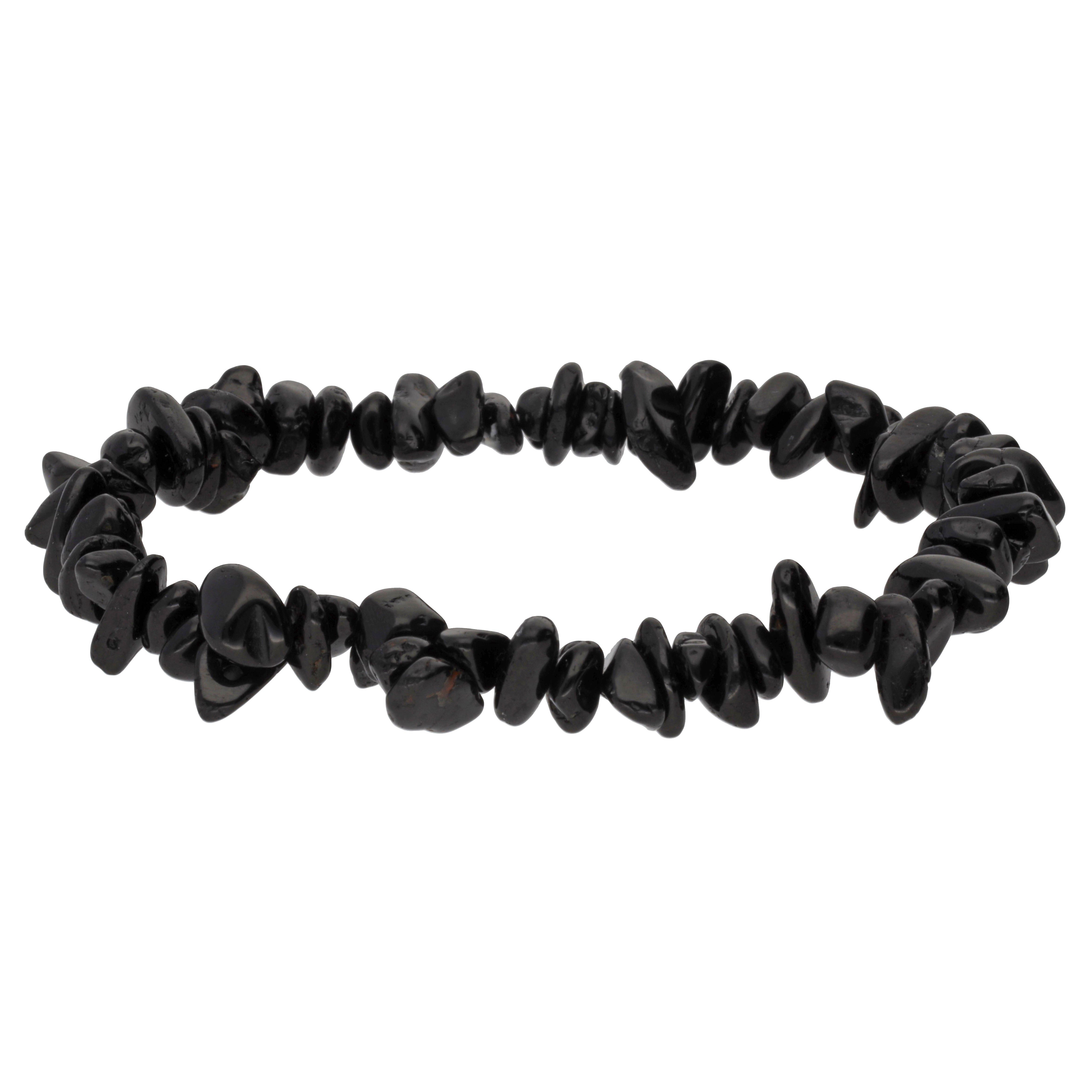 Lebensquelle Plus Armband Turmalin, schwarz (Schörl) Splitterarmband